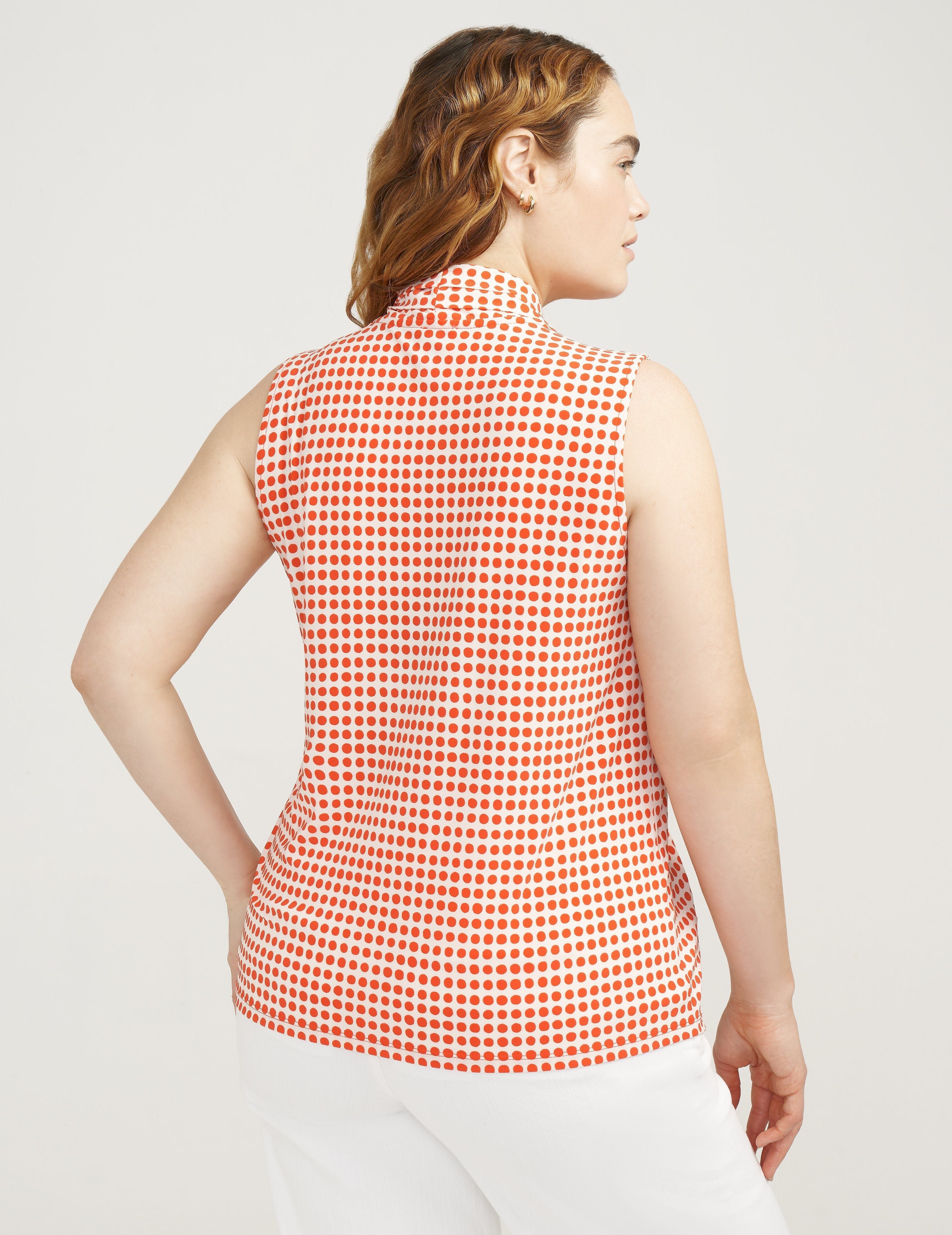 Plus Size Pearly Dot Triple Pleat Top- Clearance sold by Anne Klein product image thumbnail 3