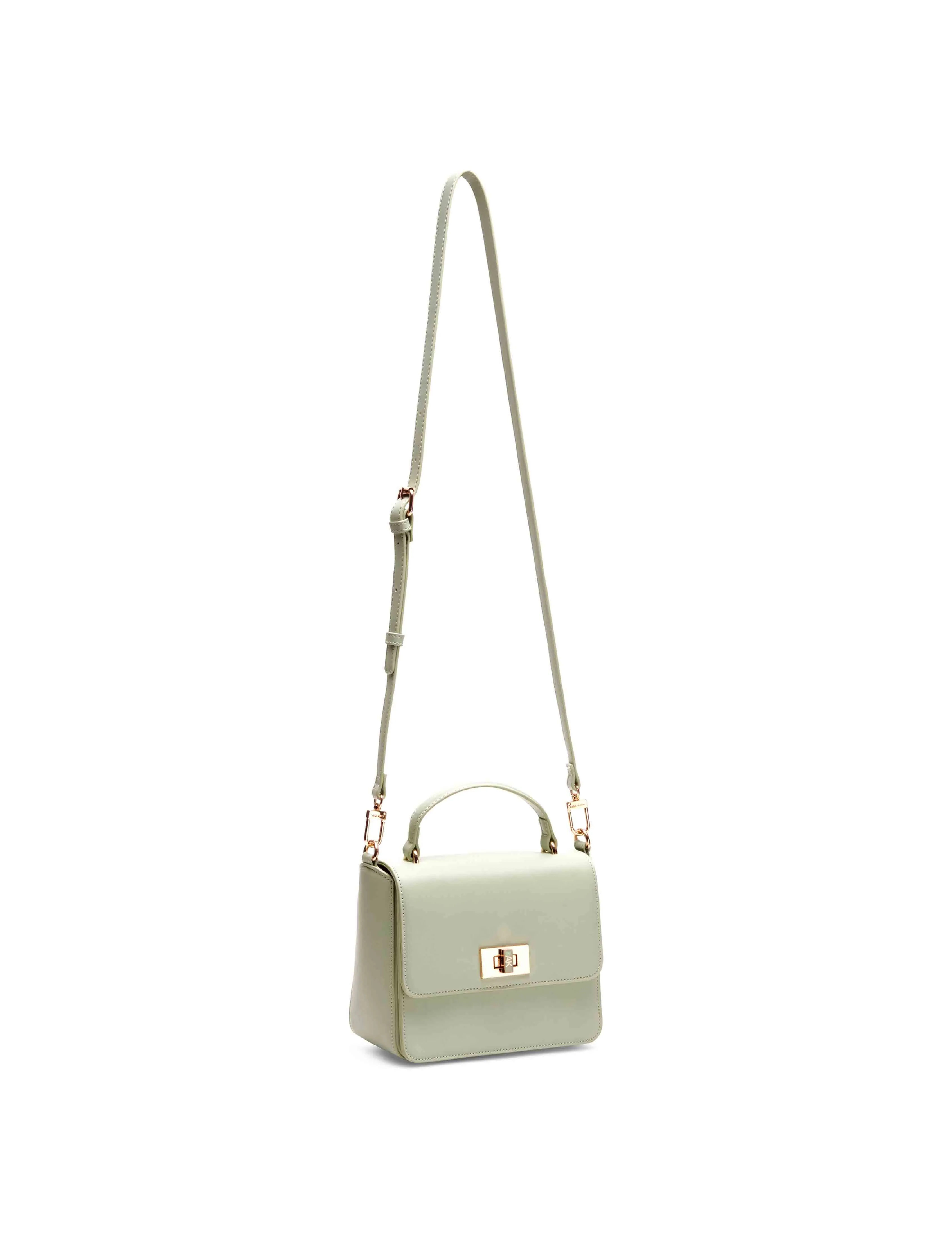 Small Square Flap Crossbody With Enamel Turn Lock sold by Anne Klein product image thumbnail 5