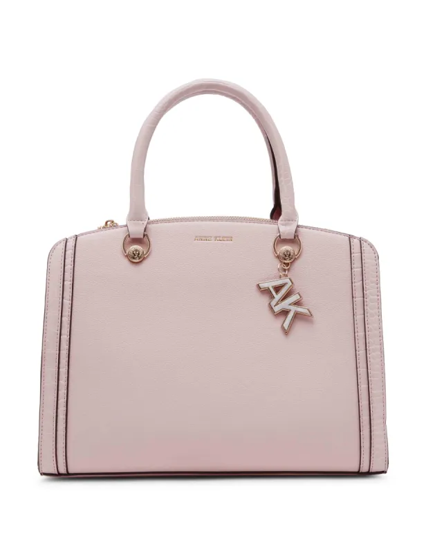 Croco Trimmed Satchel sold by Anne Klein