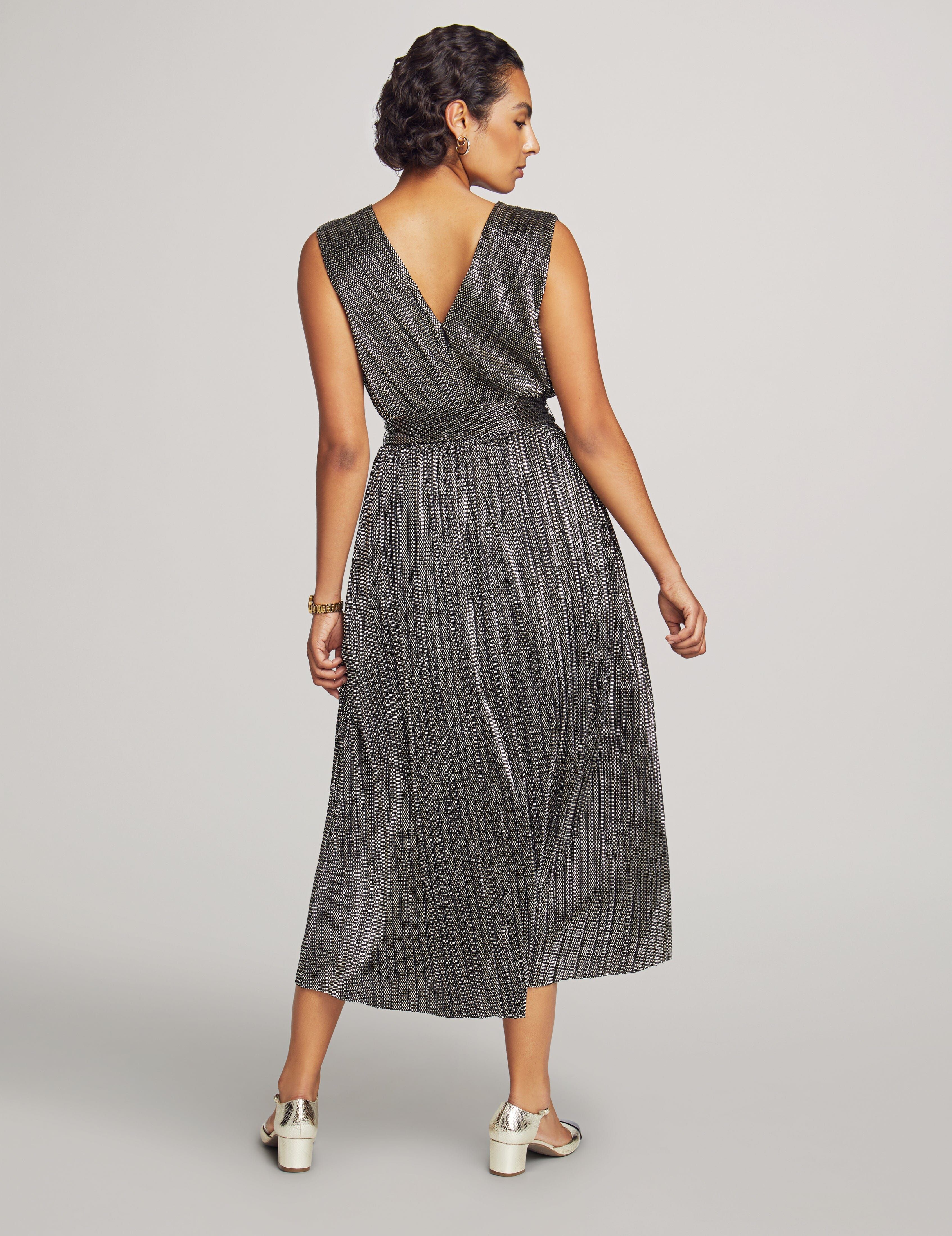 Surplice Midi Dress With Sash sold by Anne Klein product image thumbnail 2