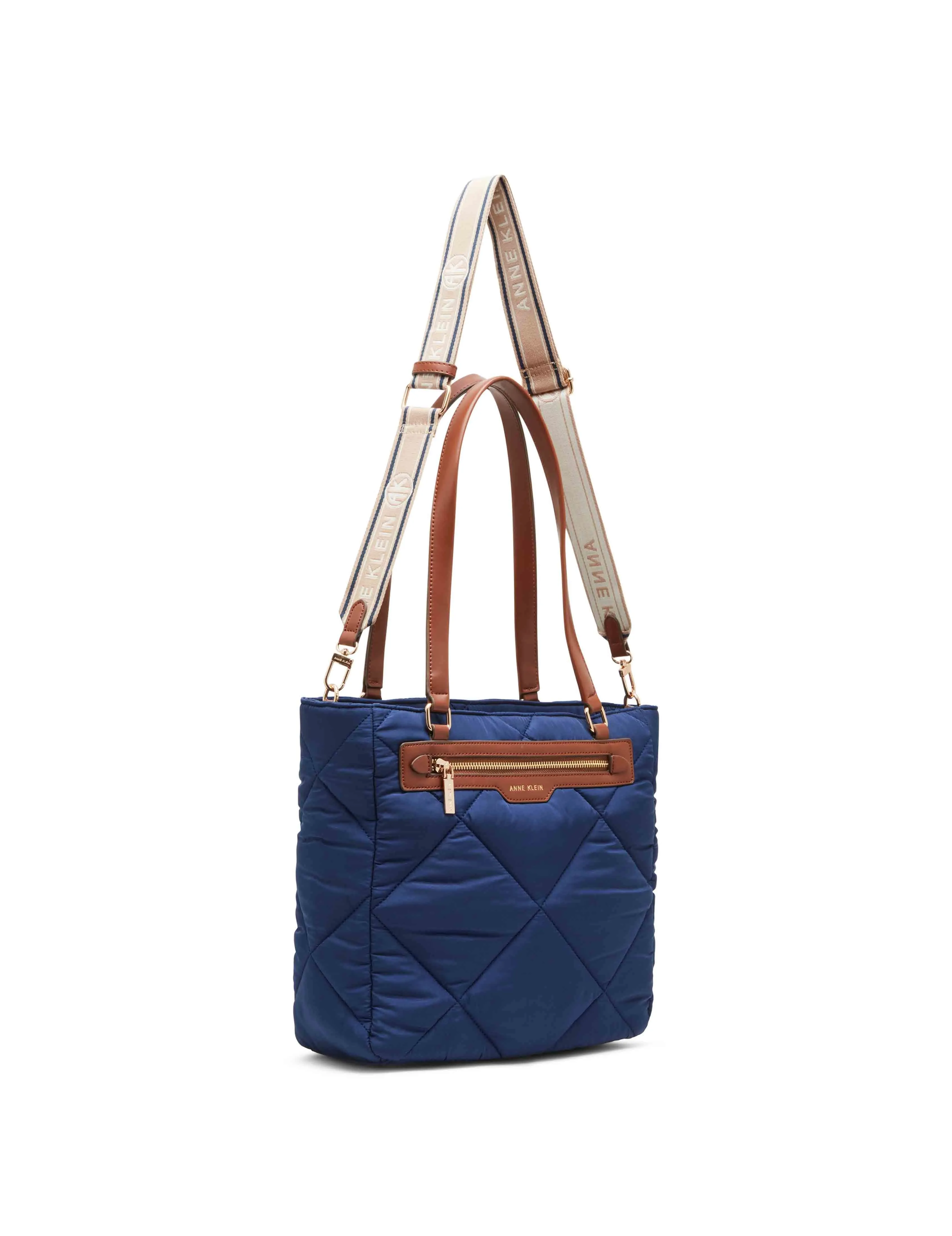 Quilted Nylon Tote With Pouch sold by Anne Klein product image thumbnail 2