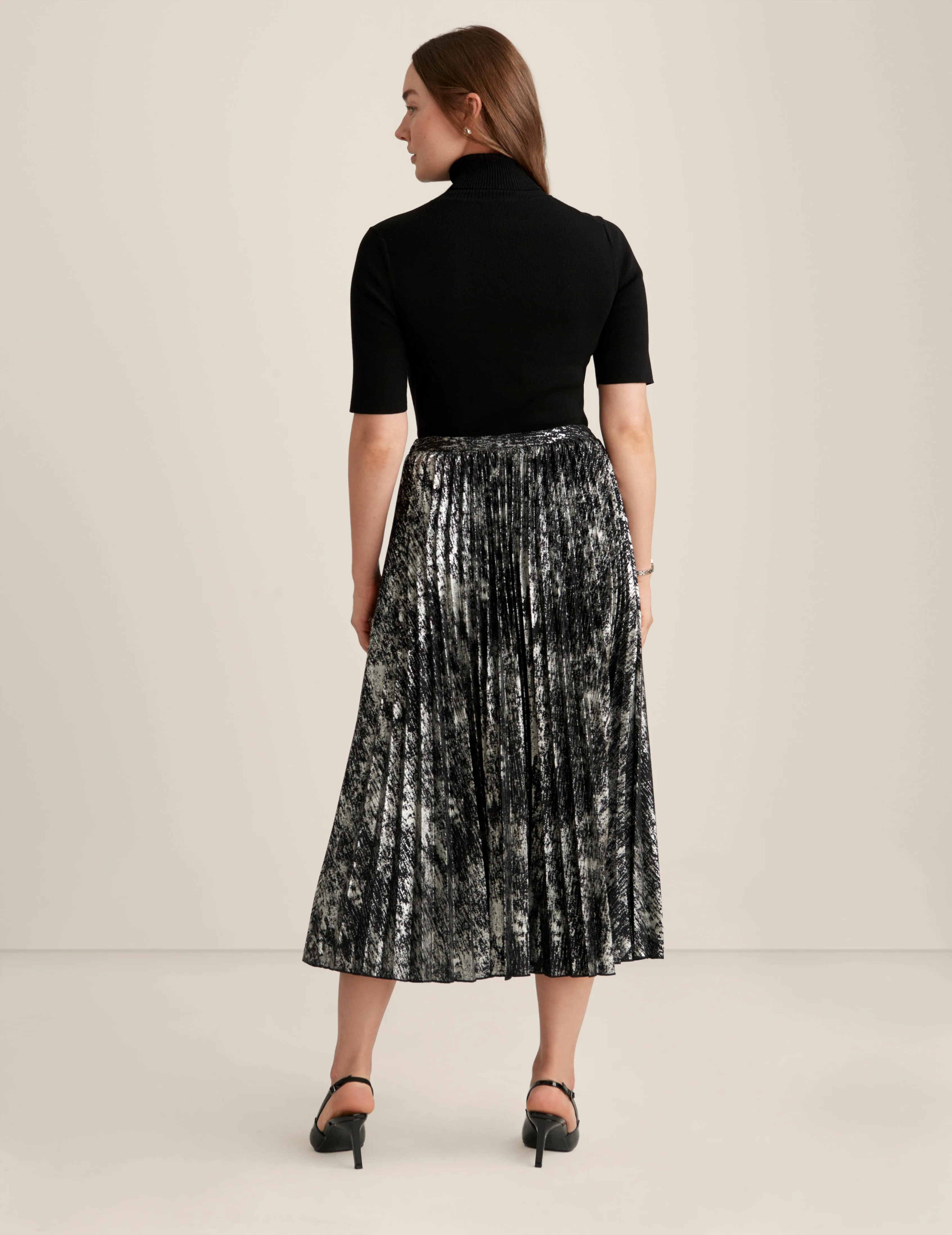 Pull On Pleated Skirt sold by Anne Klein product image thumbnail 2