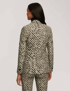 Chevron Knit Faux Double Breasted Jacket With Patch Pockets- Clearance sold by Anne Klein