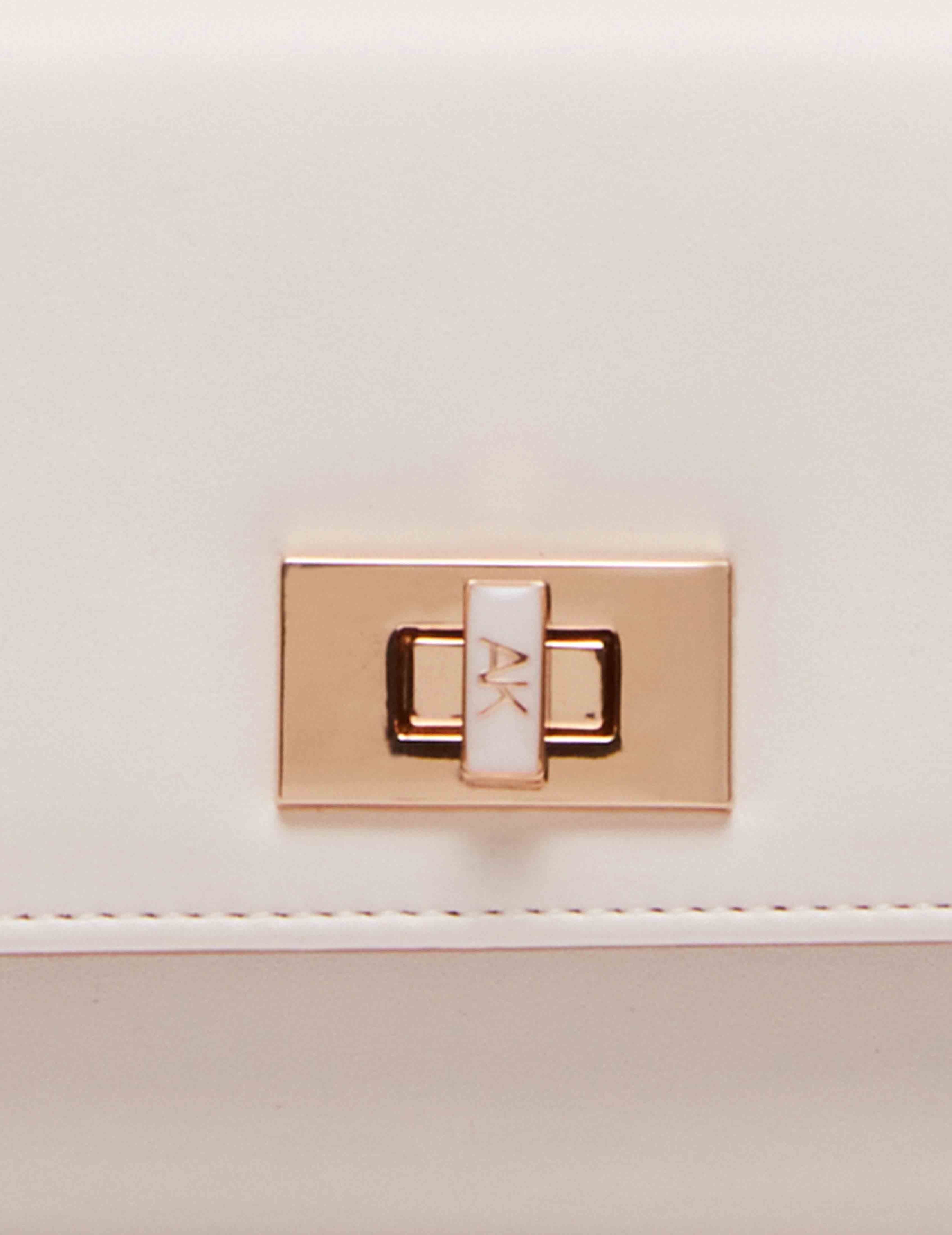 Large Flap Wallet With Enamel Turn Lock sold by Anne Klein product image thumbnail 3