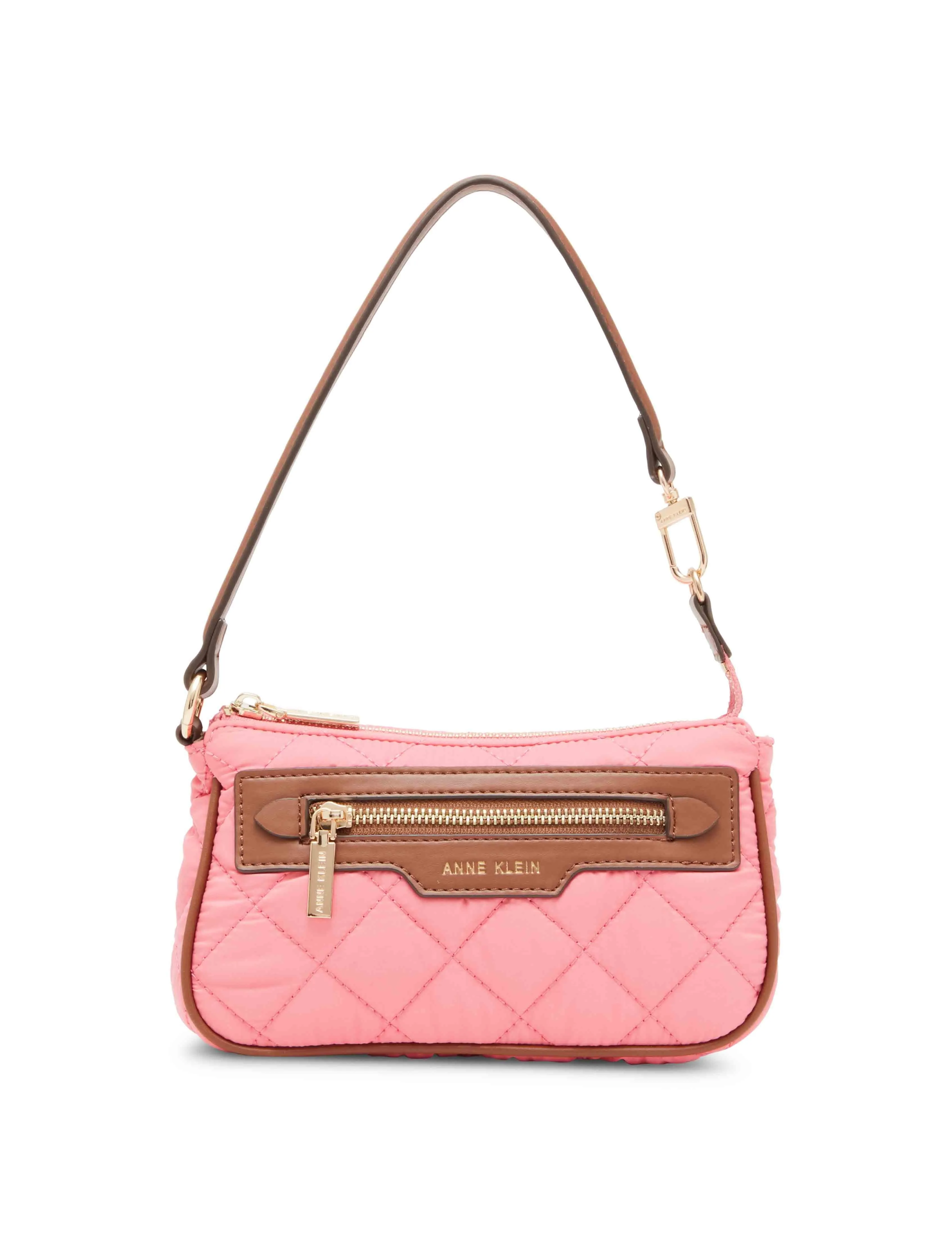 Quilted Nylon Pochette sold by Anne Klein