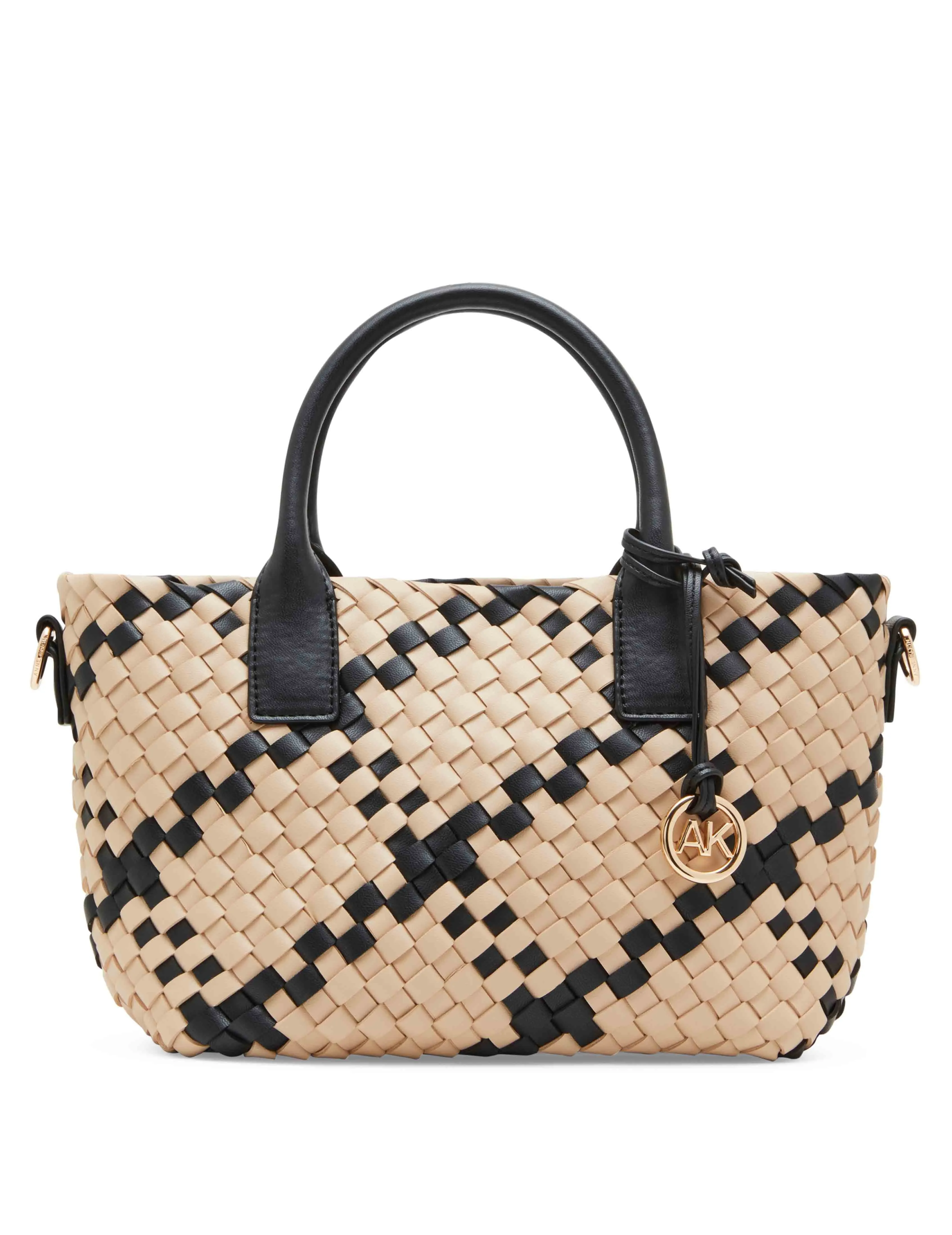 Woven Small Tote With Pouch sold by Anne Klein