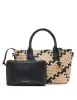 Woven Small Tote With Pouch sold by Anne Klein