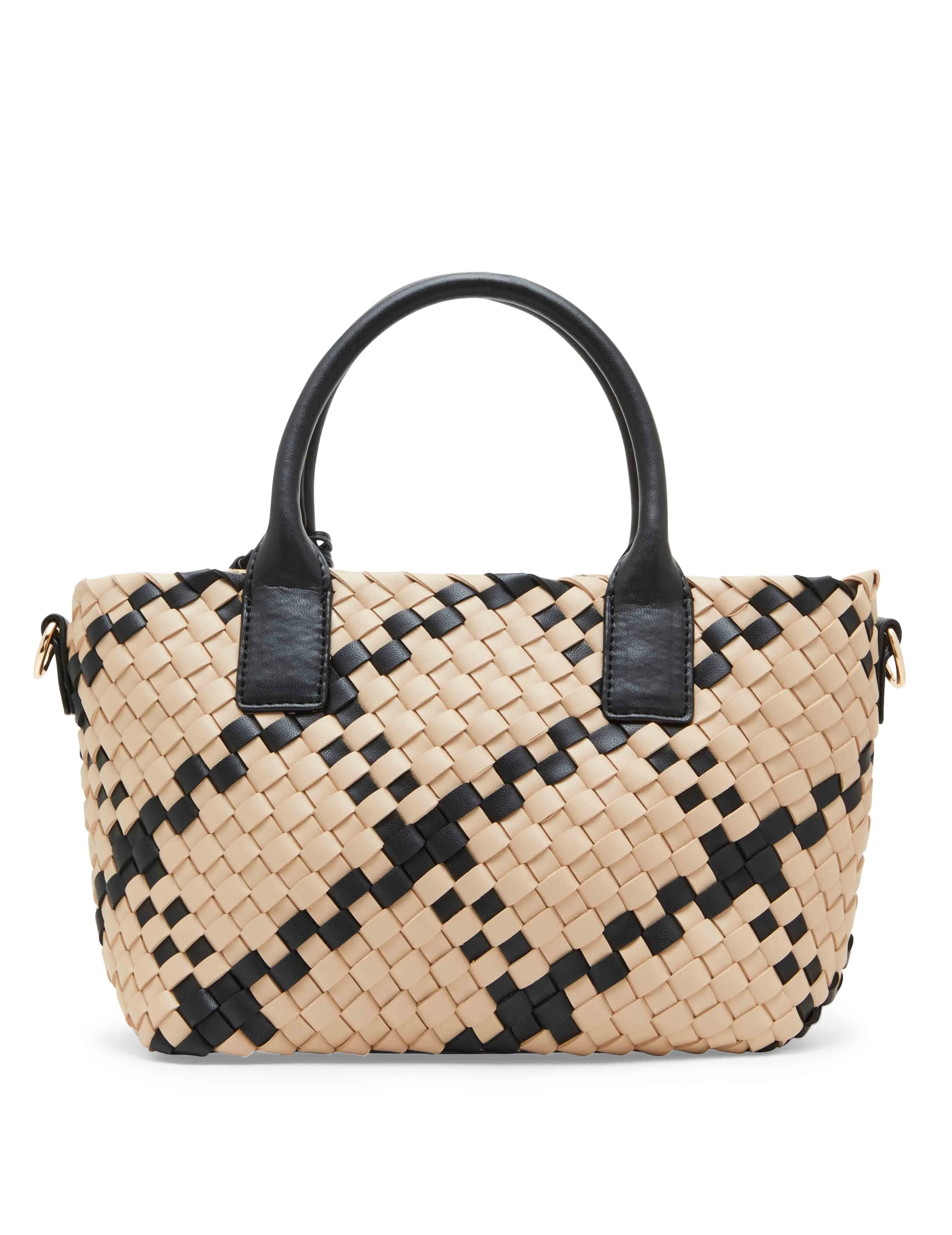 Woven Small Tote With Pouch sold by Anne Klein product image thumbnail 5