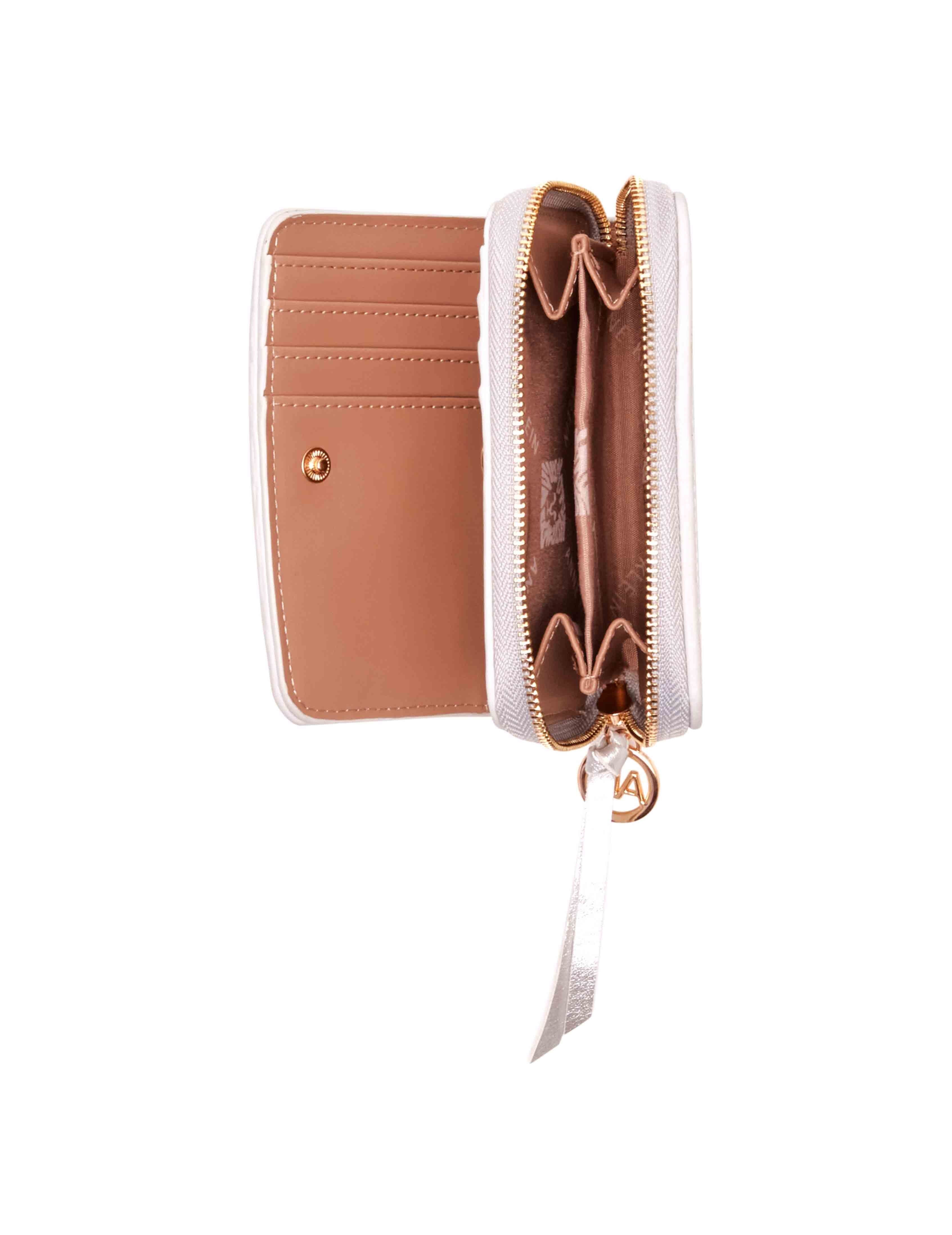 AK Small Curved Woven Wallet sold by Anne Klein product image thumbnail 4