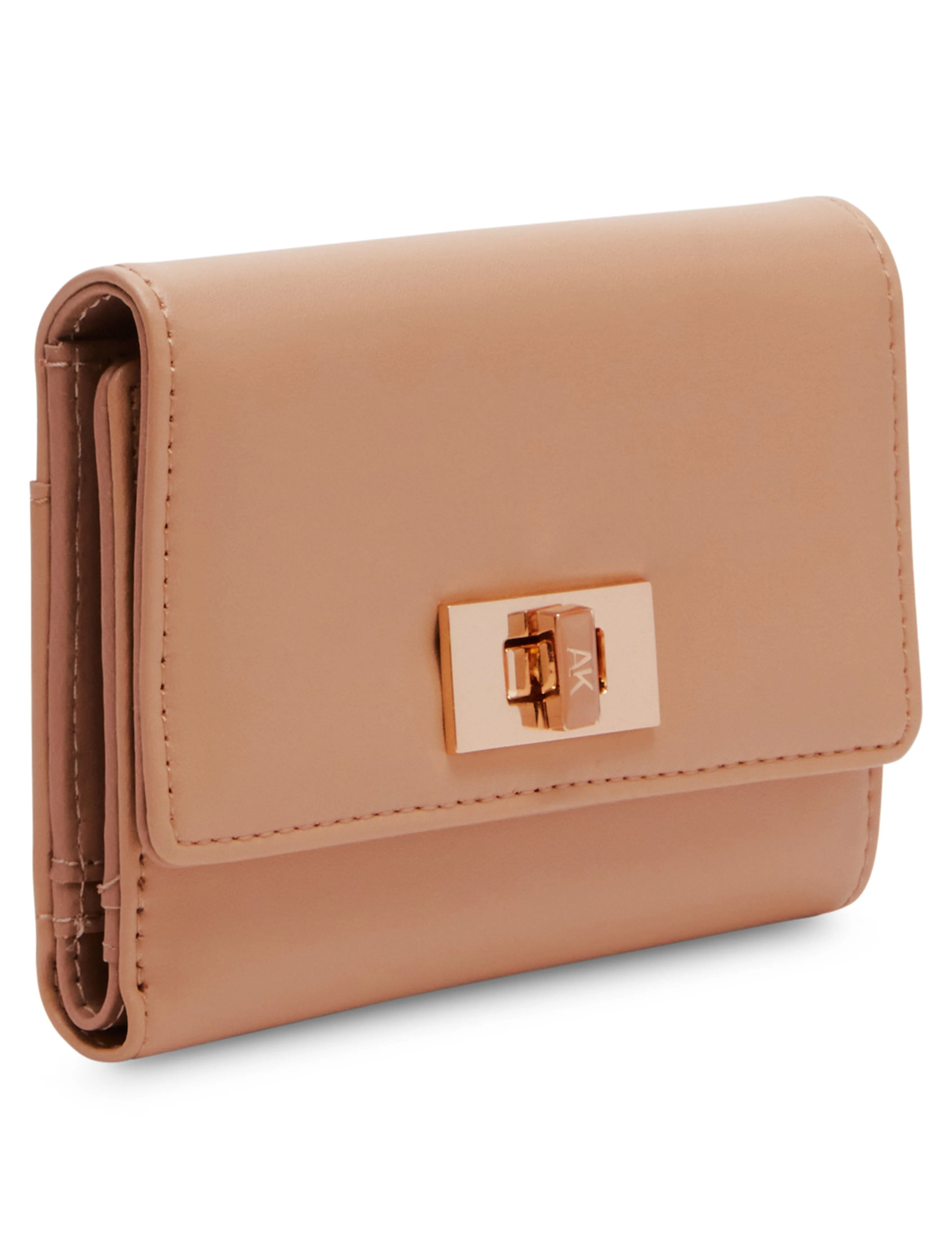 Medium Flap Wallet With Enamel Turn Lock sold by Anne Klein product image thumbnail 2