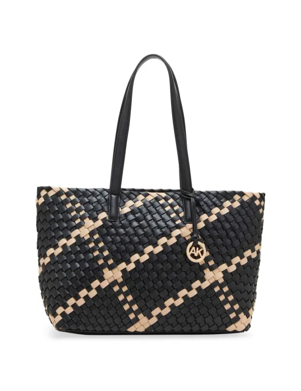 Woven Tote With Pouch sold by Anne Klein