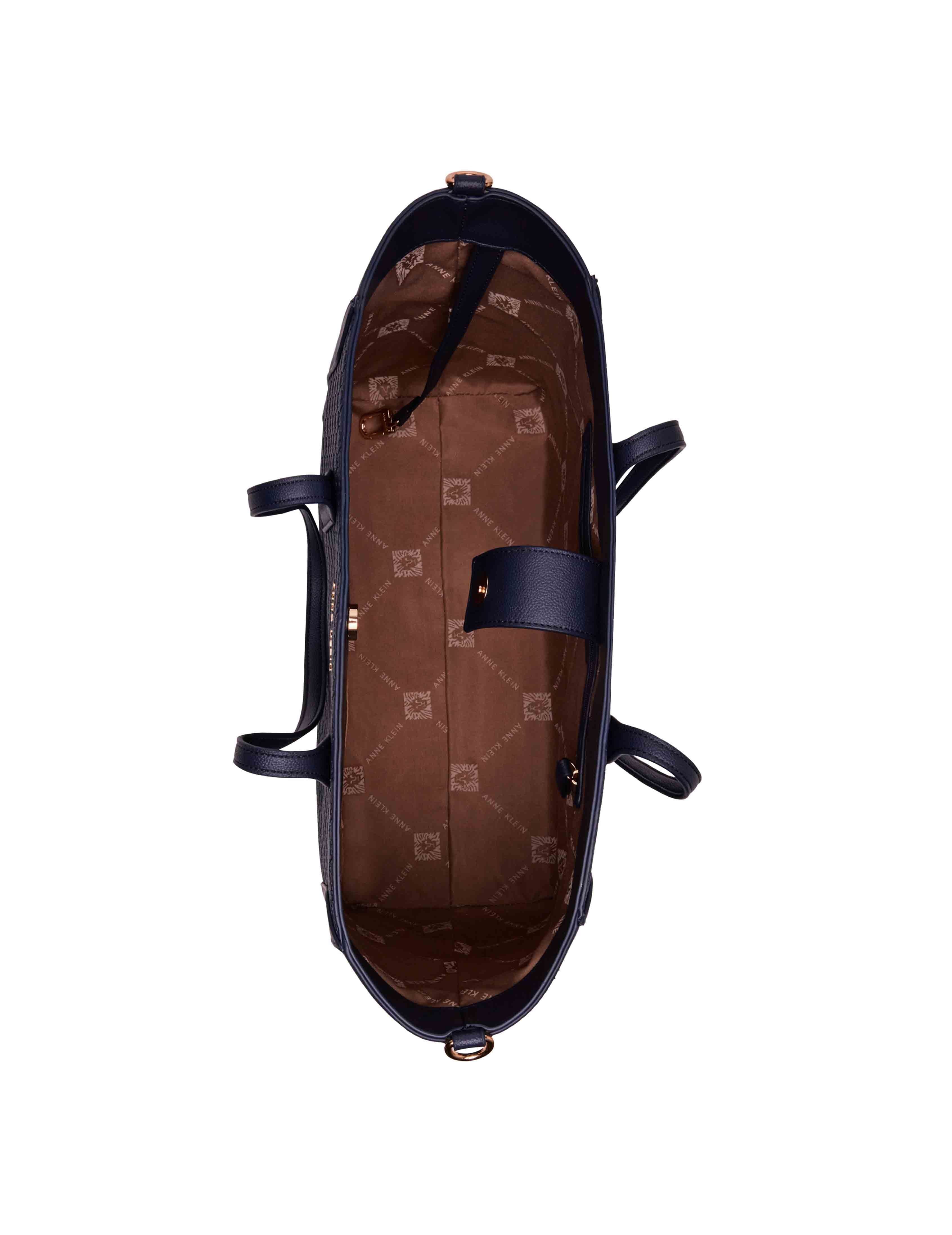 Large Work Tote With Detachable Laptop Sleeve sold by Anne Klein product image thumbnail 5