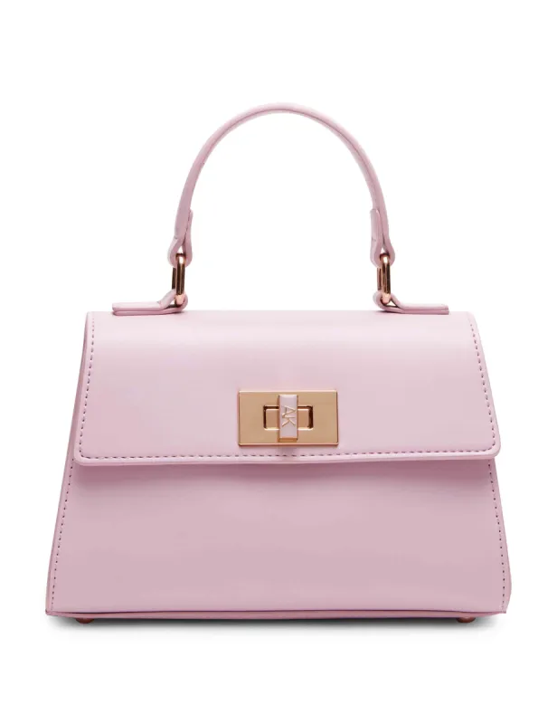 Mini Top Handle Crossbody With Enamel Turn Lock sold by Anne Klein