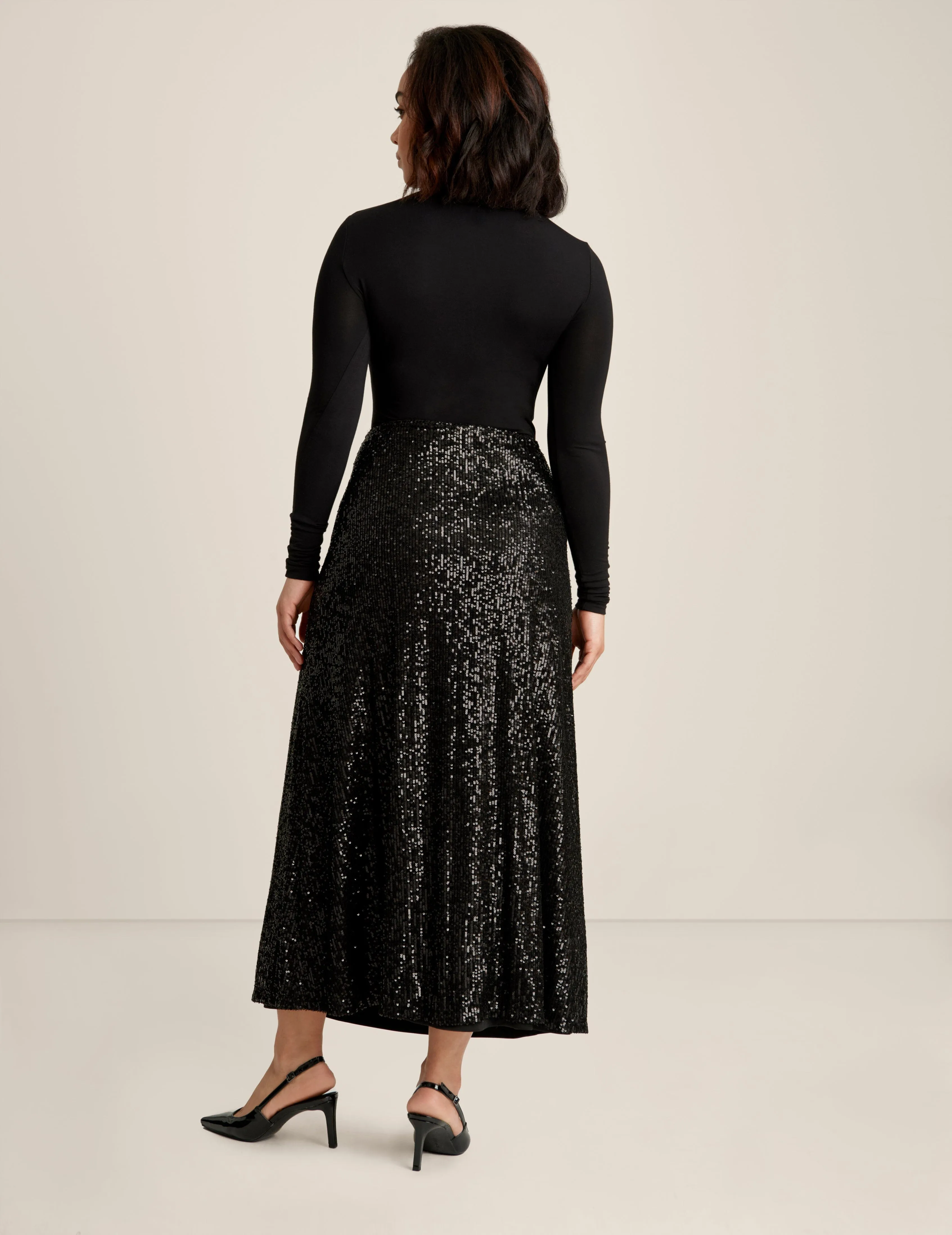 Pull On Maxi Flared Skirt sold by Anne Klein product image thumbnail 3