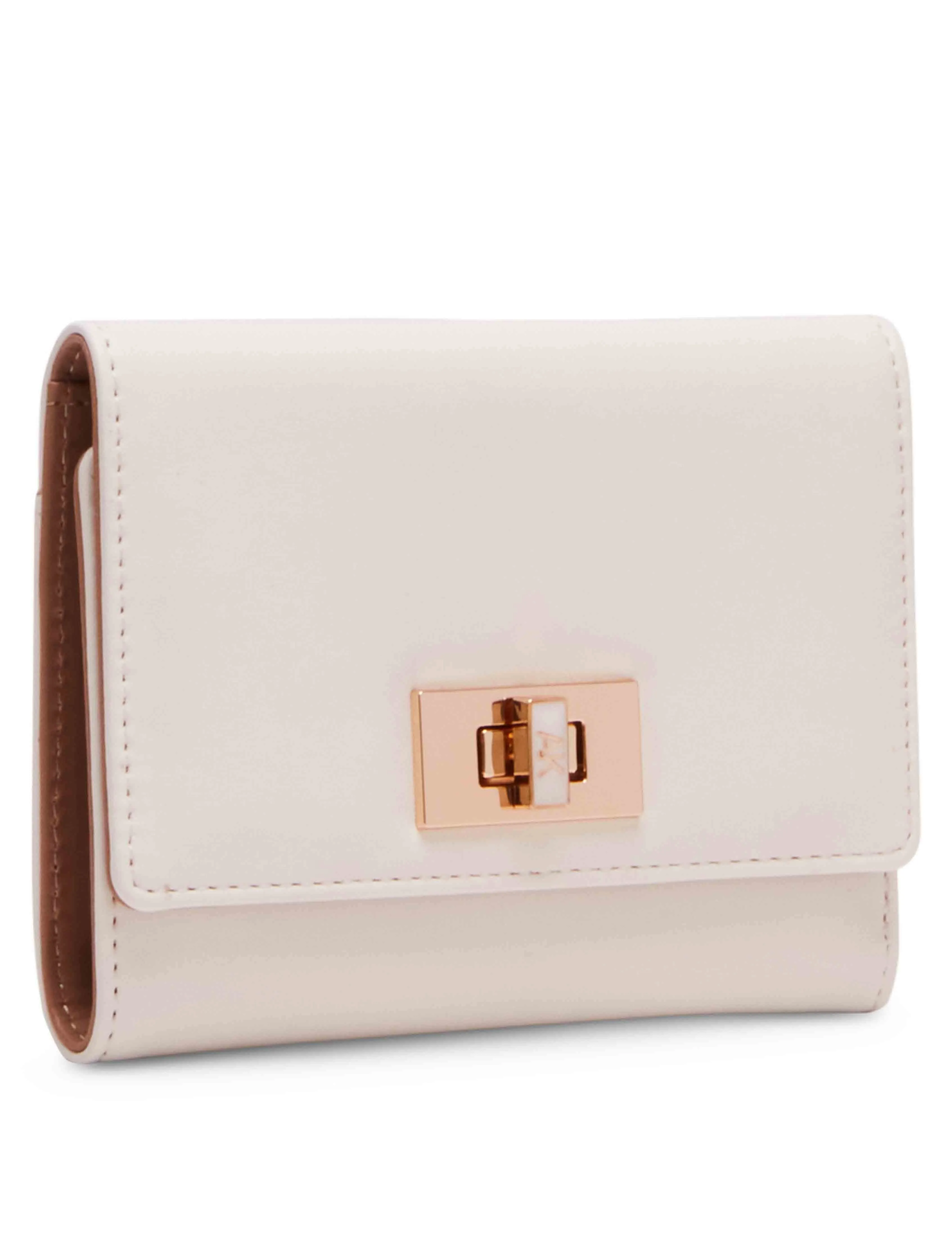 Medium Flap Wallet With Enamel Turn Lock sold by Anne Klein product image thumbnail 4