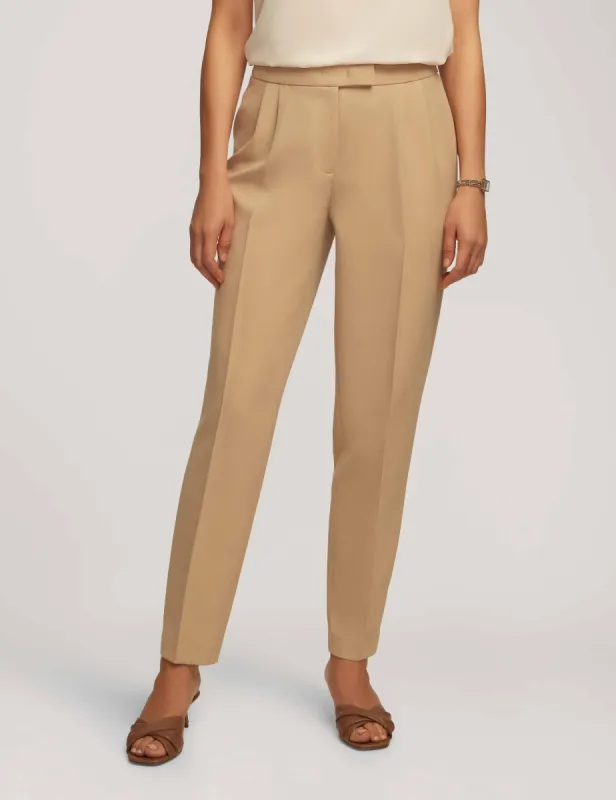 Urban Stretch Fly Front High Rise Pleated Pant- Sale sold by Anne Klein