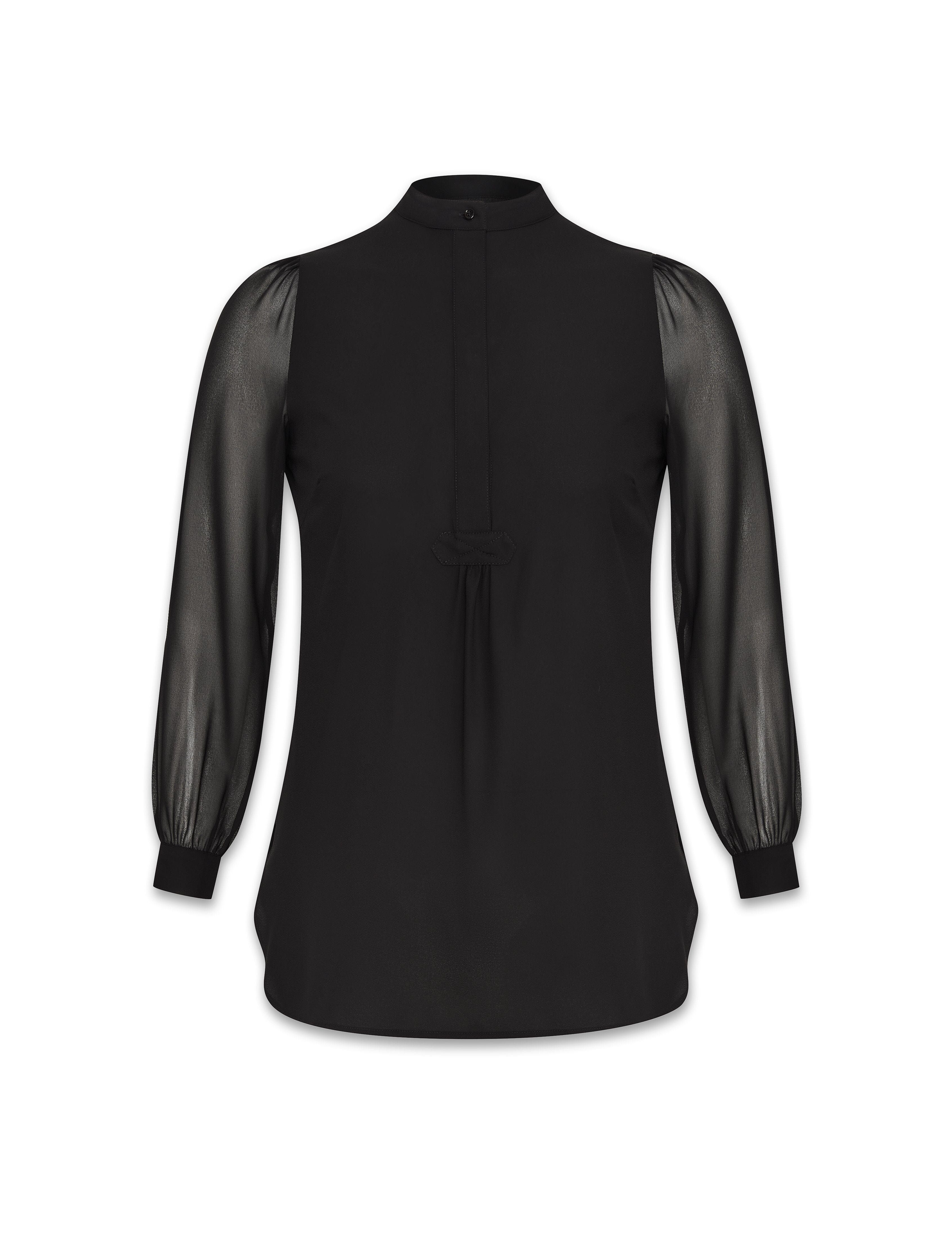 Plus Size Combo Sleeve Poet Blouse sold by Anne Klein