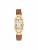Rectangular Case Leather Strap Watch sold by Anne Klein