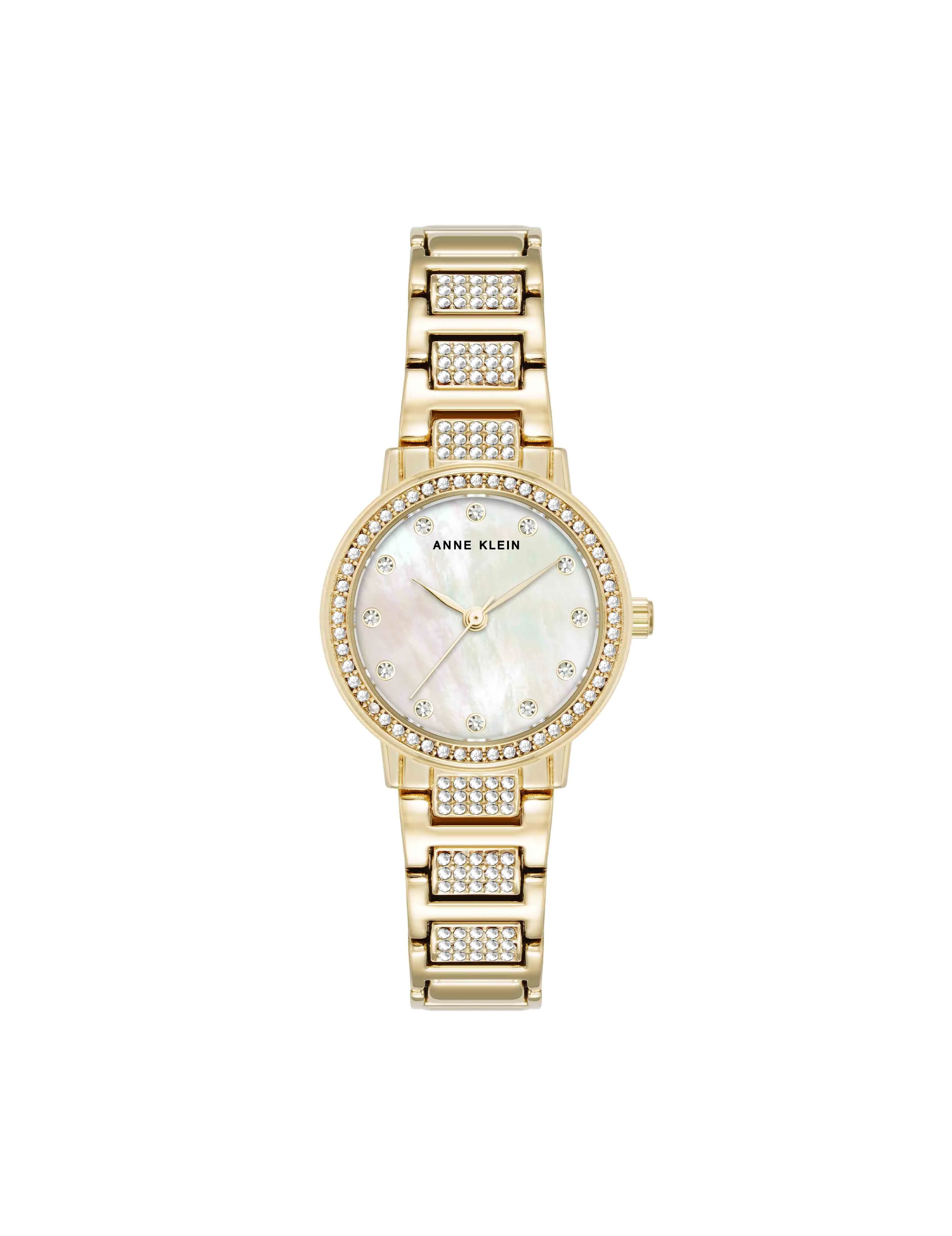Crystal Embellished Bracelet Watch sold by Anne Klein