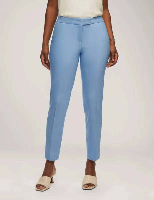 Cotton Double Weave Bowie Pant sold by Anne Klein