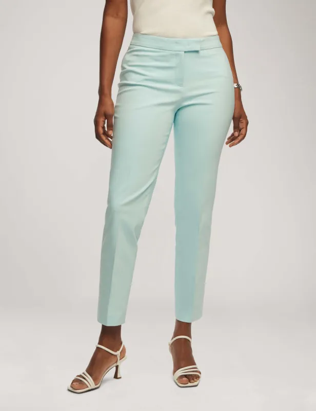 Cotton Double Weave Bowie Pant sold by Anne Klein