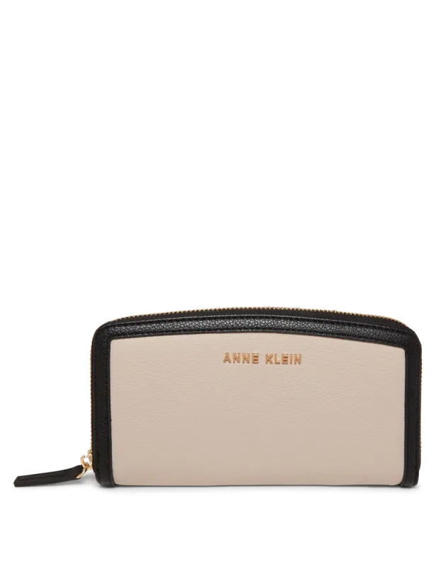 Colorblocked Zip Around Wallet sold by Anne Klein