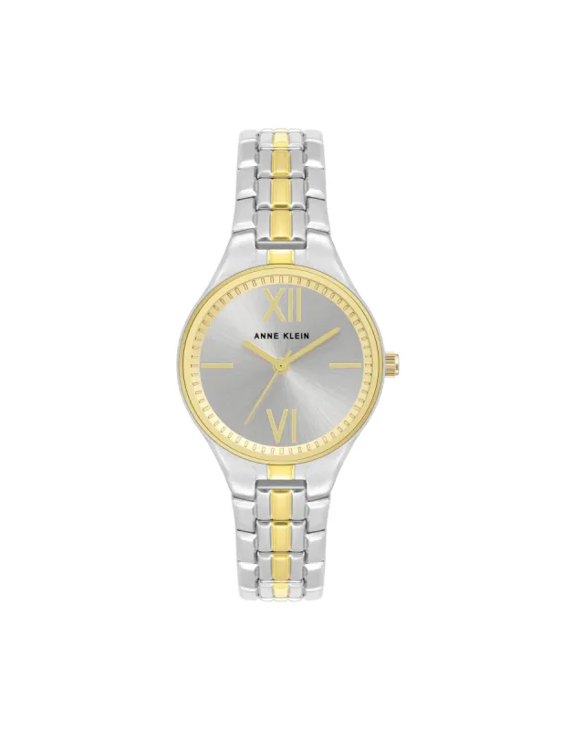Classic Round Two-Tone Bracelet Watch sold by Anne Klein