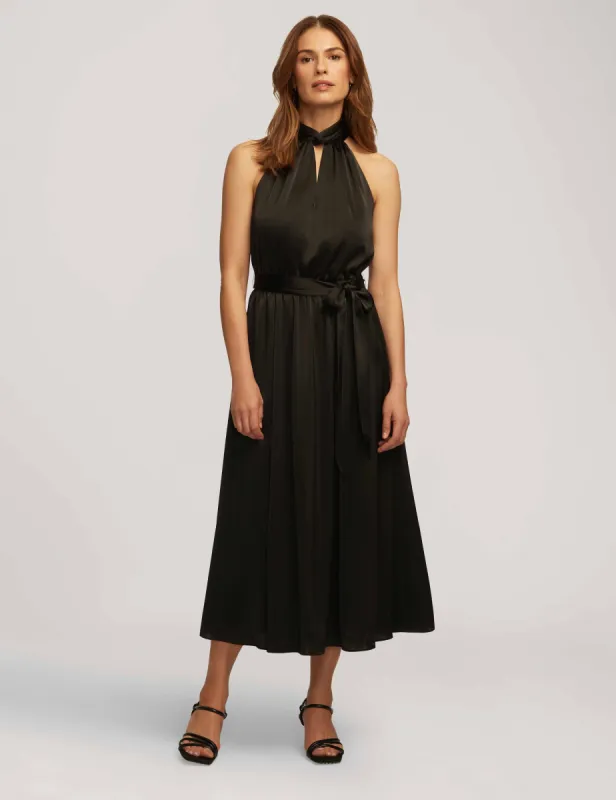 Twist Neck Halter Midi sold by Anne Klein
