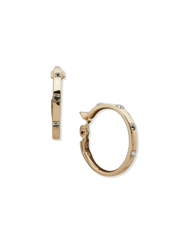 Gold-Tone 38mm Hoop Clip Earrings sold by Anne Klein