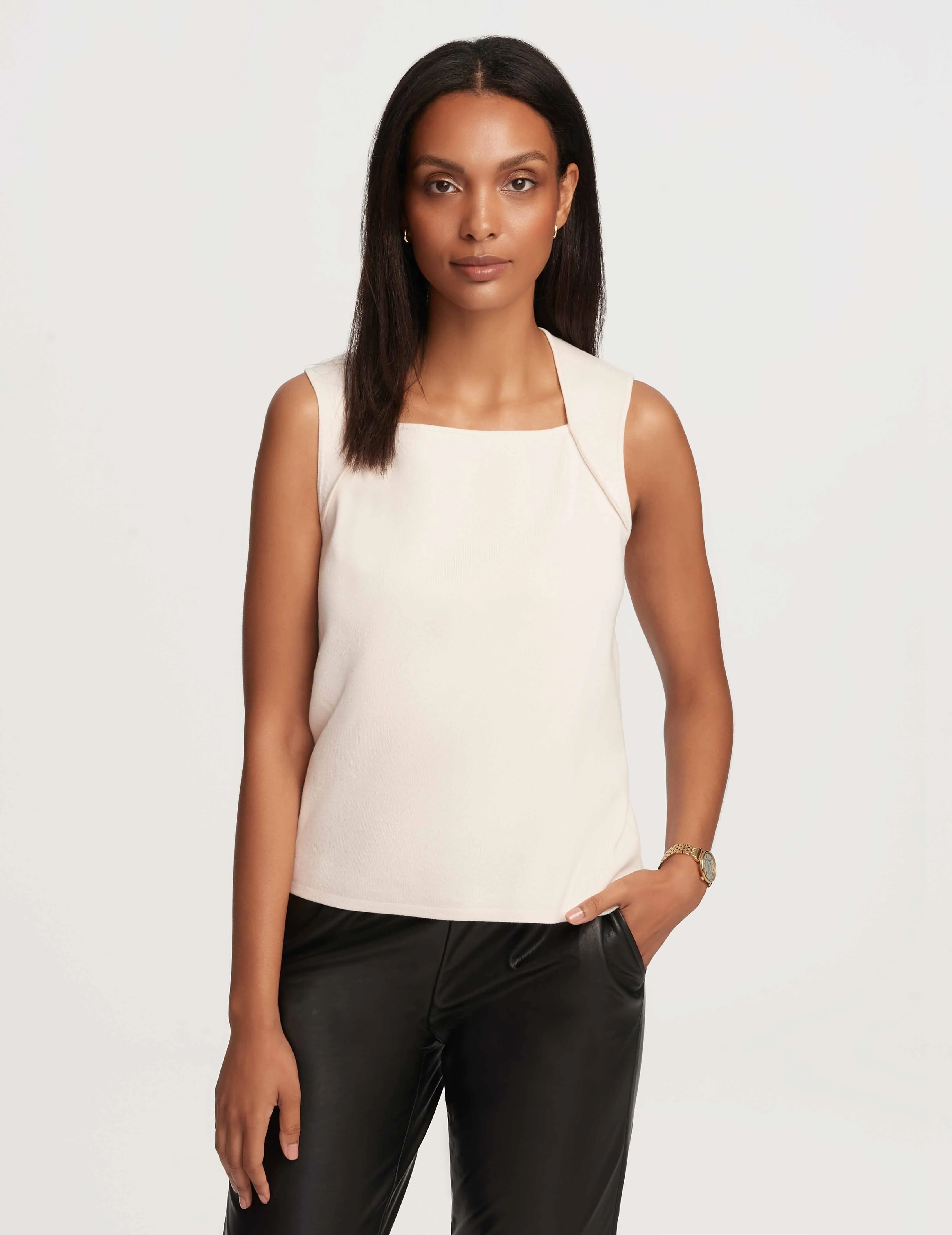Envelope Shoulder Tank- Sale sold by Anne Klein