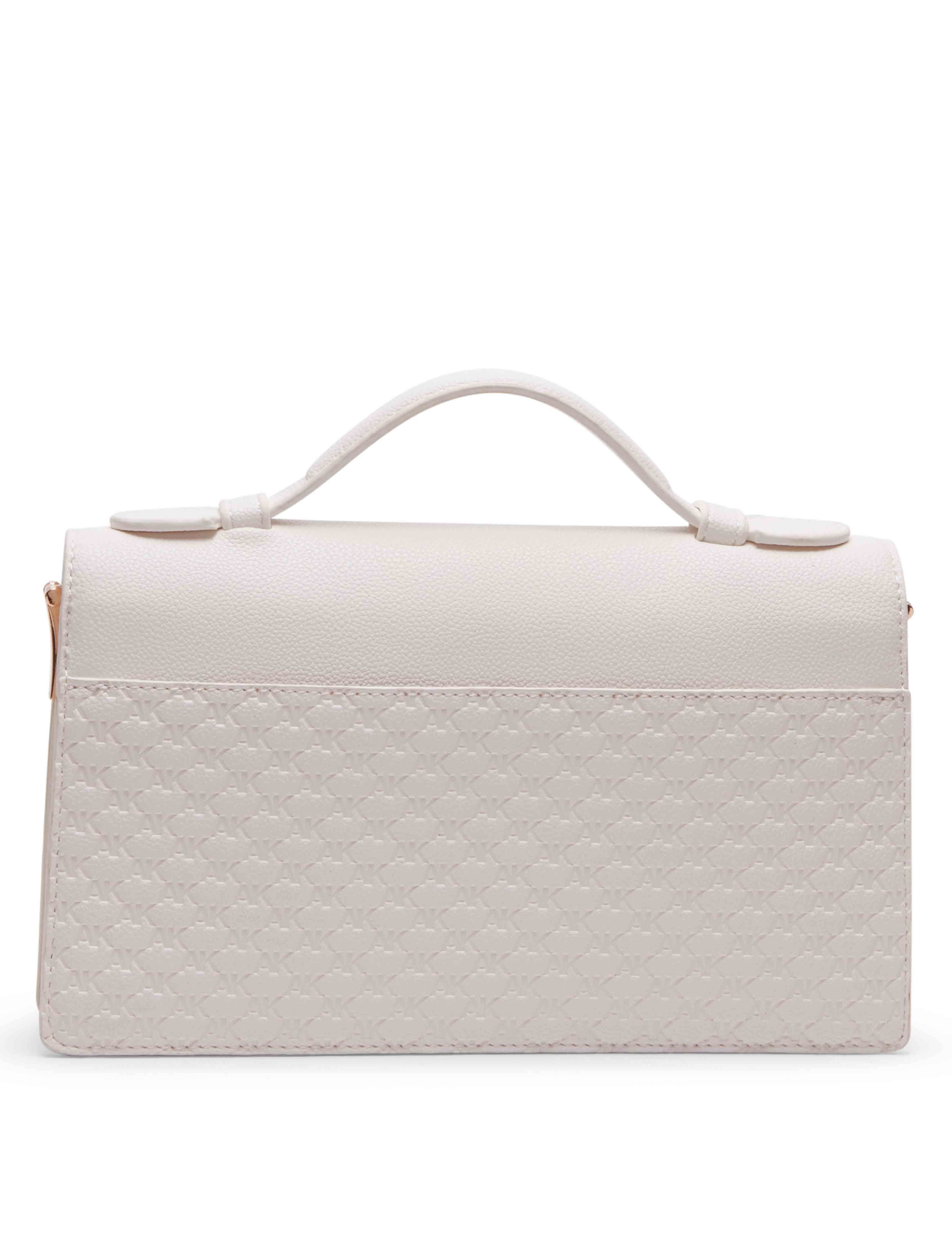 E/W Flap Bag With Turn Lock In AK Debossed Logo sold by Anne Klein product image thumbnail 2