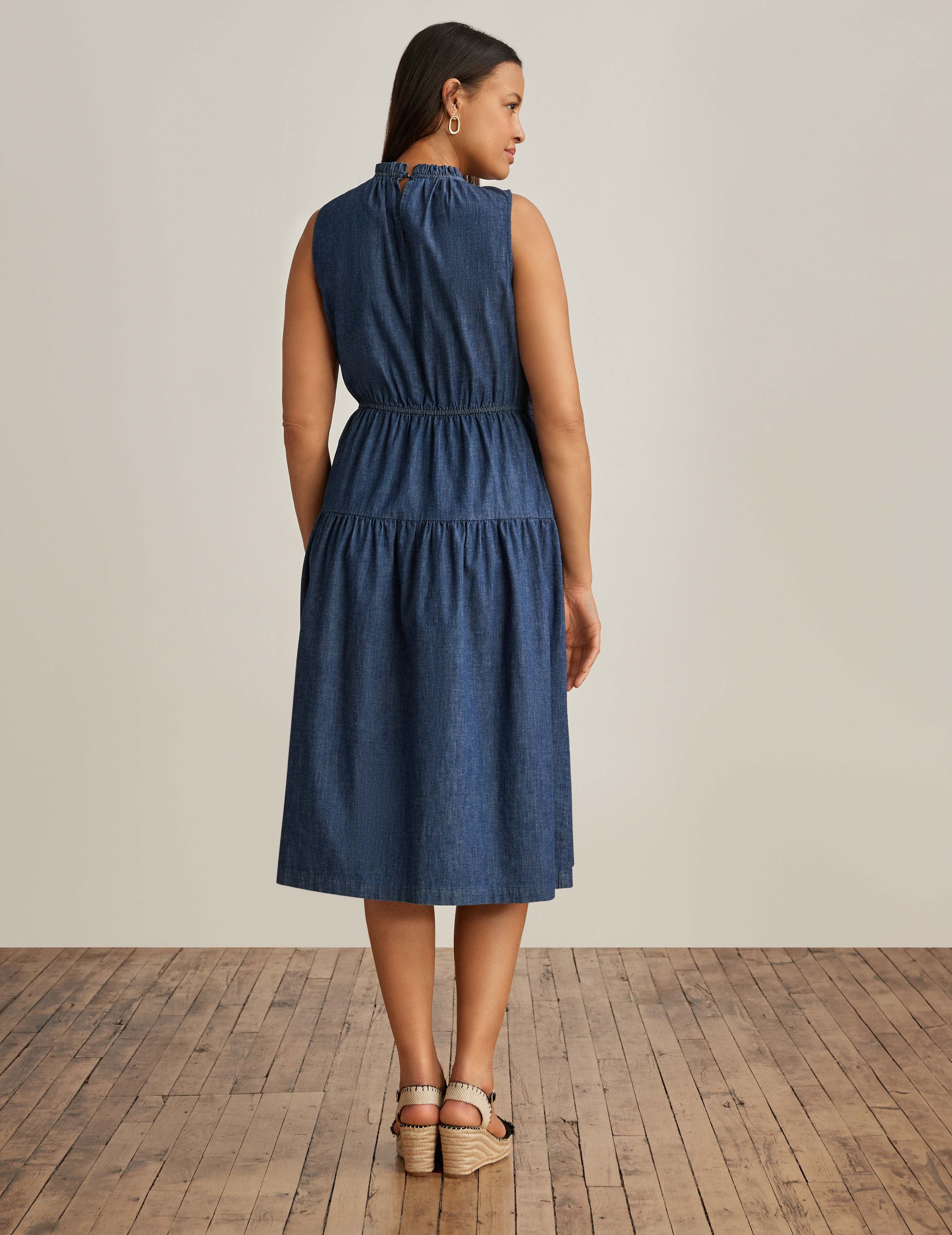 Sleeveless Tiered Dress sold by Anne Klein product image thumbnail 2