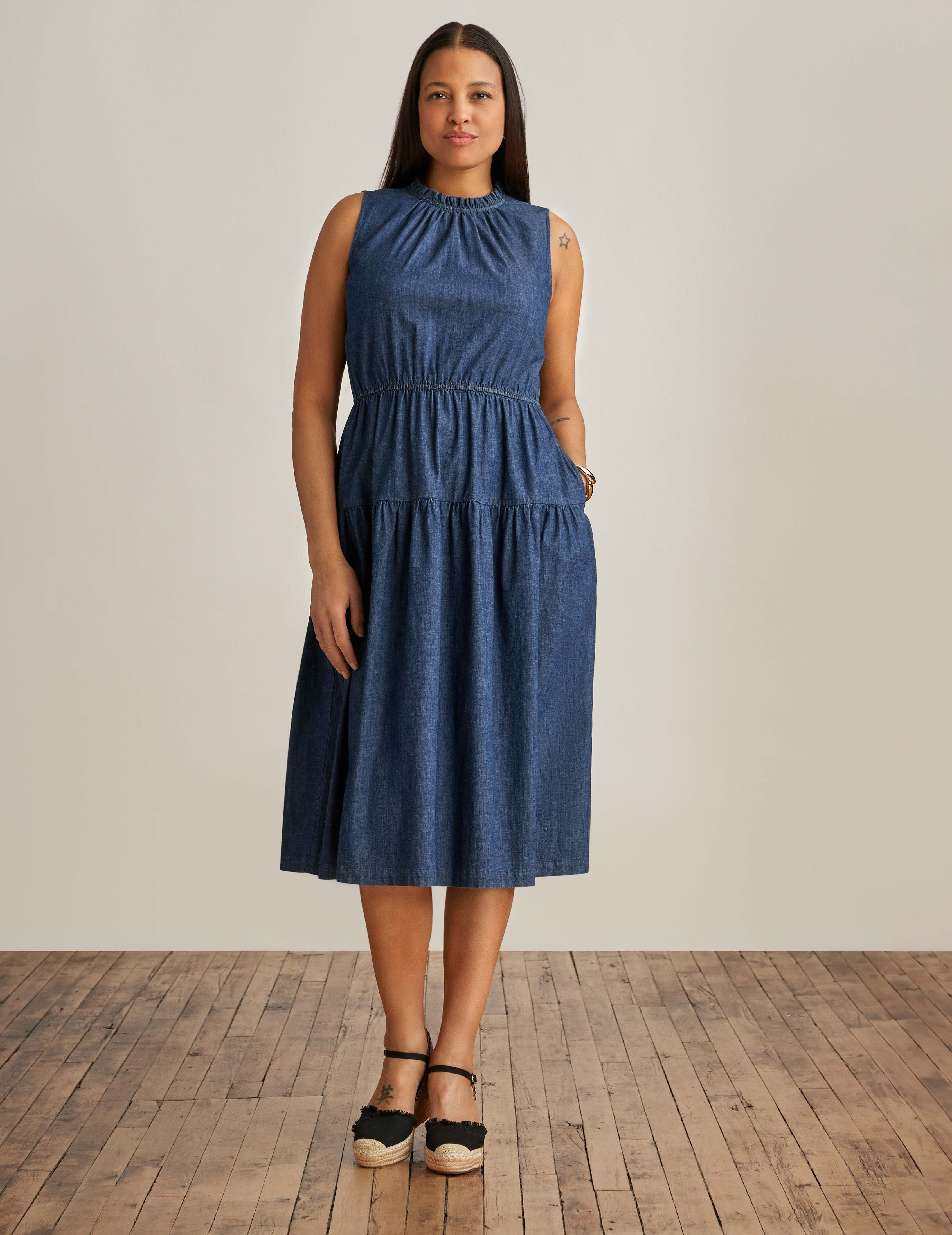 Sleeveless Tiered Dress sold by Anne Klein