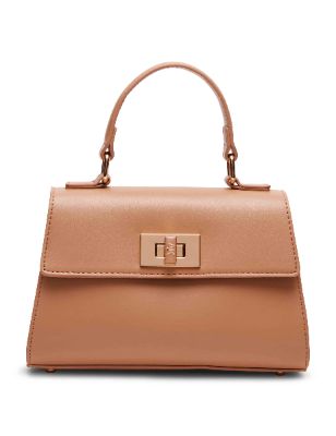 Mini Top Handle Crossbody With Enamel Turn Lock sold by Anne Klein