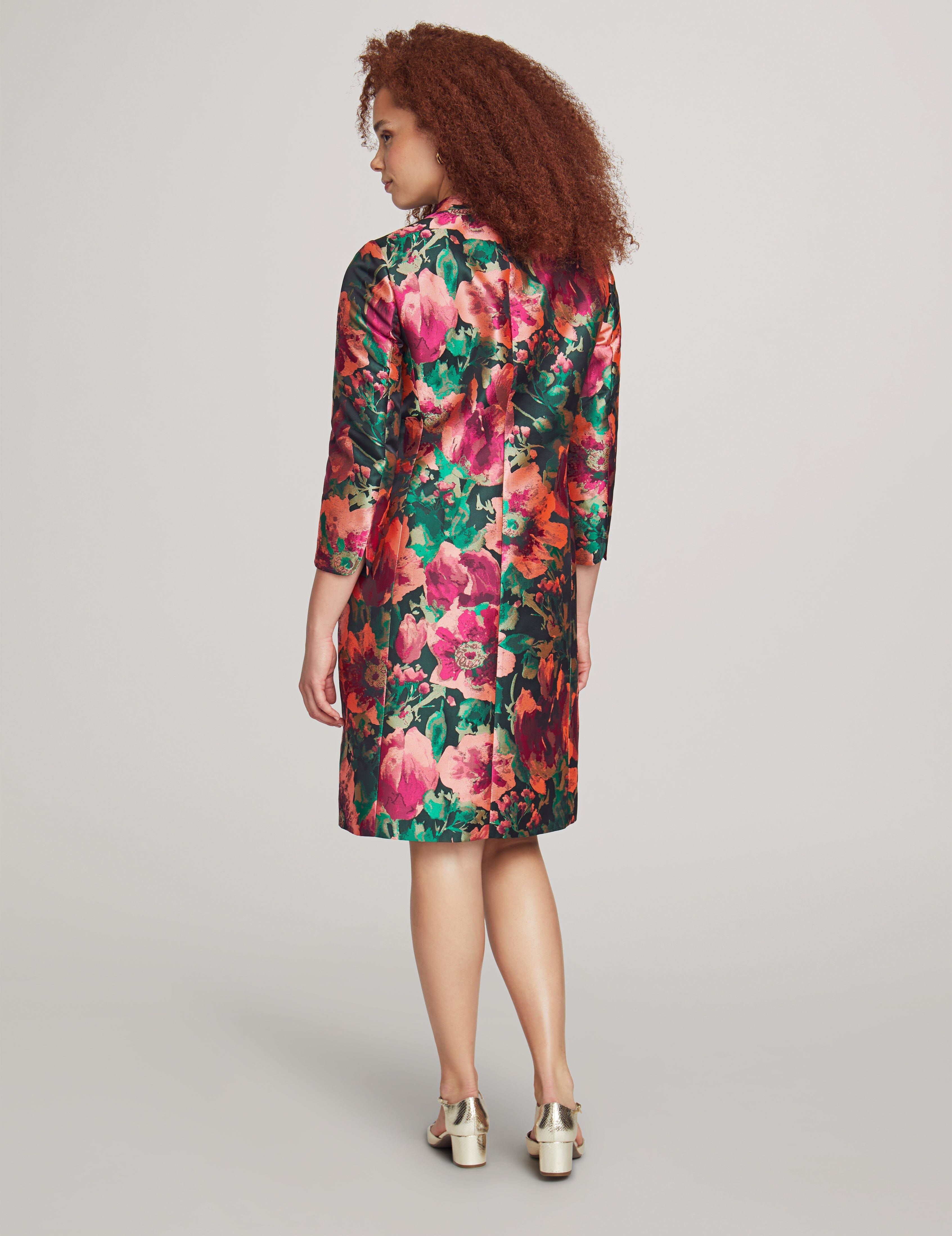 Jacquard Kissing Coat sold by Anne Klein product image thumbnail 2