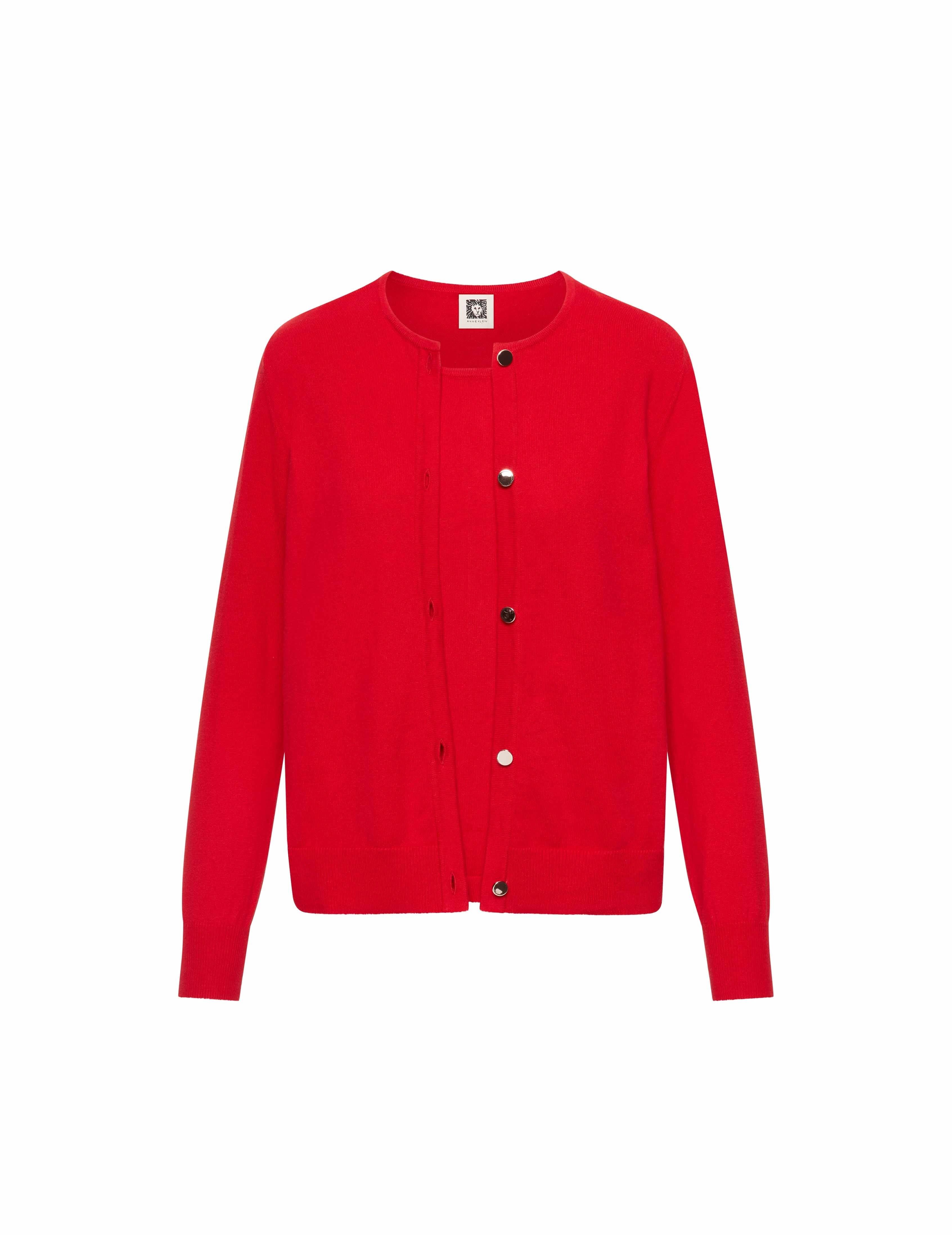 Classic Crew Twofer Cardigan- Clearance sold by Anne Klein product image thumbnail 2