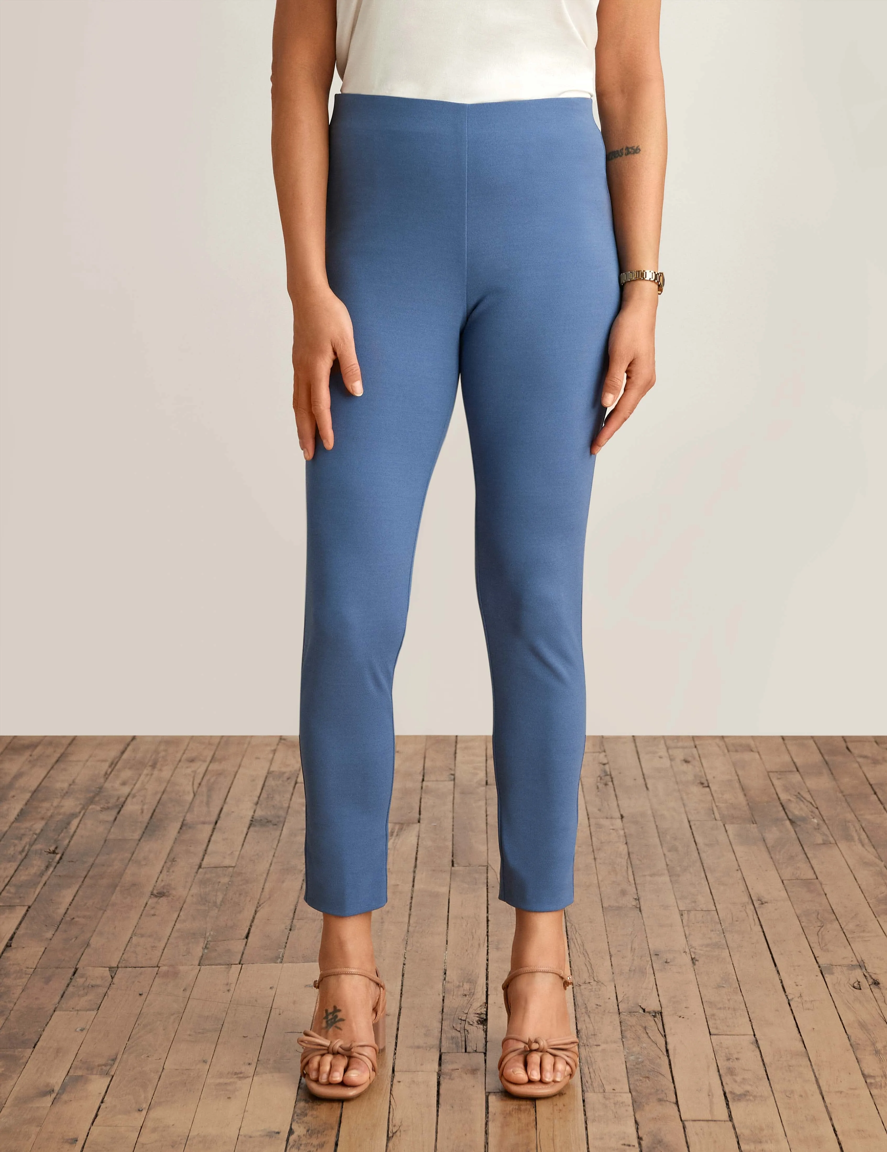 Hollywood Waist Slim Ankle Pull On Pant sold by Anne Klein