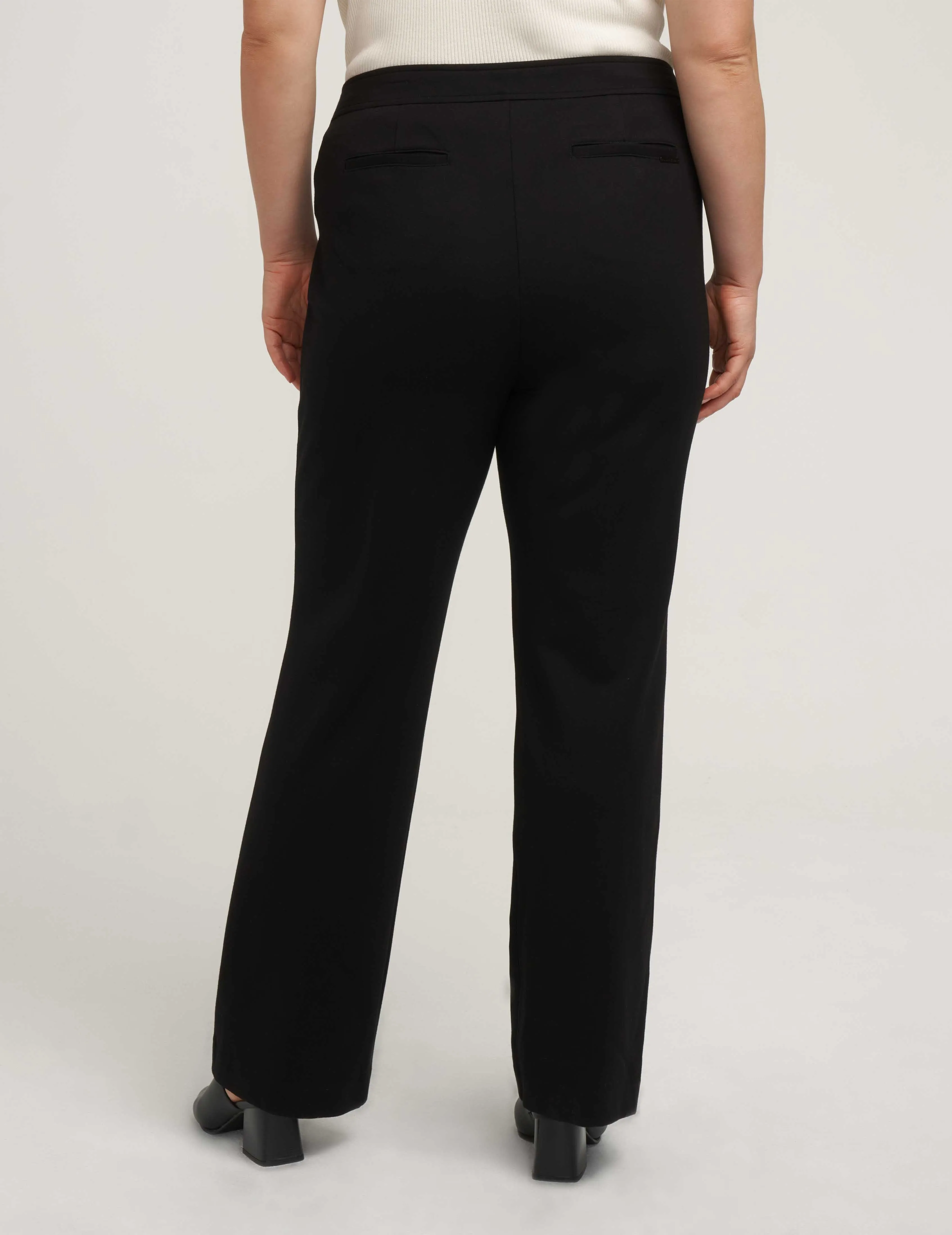 Plus Size Fly Front Bootleg Pant sold by Anne Klein product image thumbnail 2