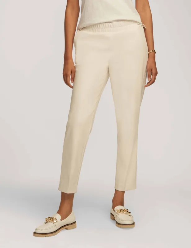 Vegan Leather Pull On Cinched Waist Slim Ankle- Clearance sold by Anne Klein