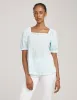 Puff Sleeve Square Neck Blouse- Sale sold by Anne Klein