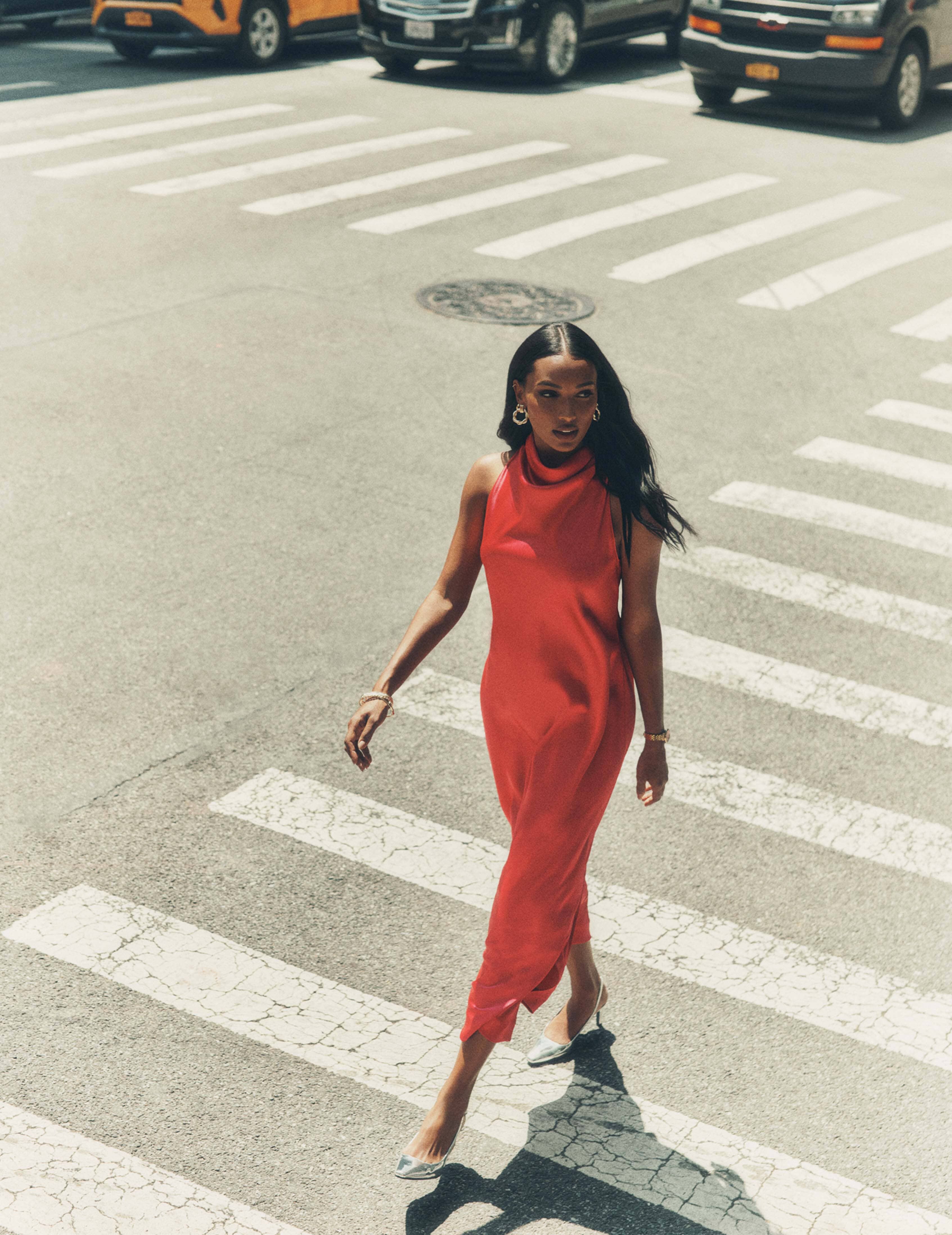 Cowl Neck Midi Dress sold by Anne Klein