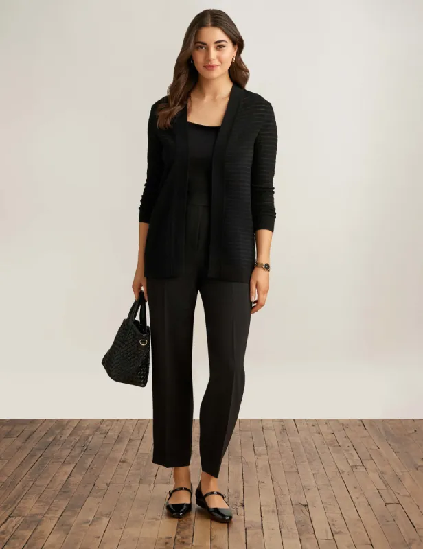 High Rise Fly Front Pant sold by Anne Klein