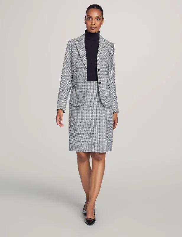 Executive Collection 3-Pc. Mini Houndstooth Suit Set sold by Anne Klein