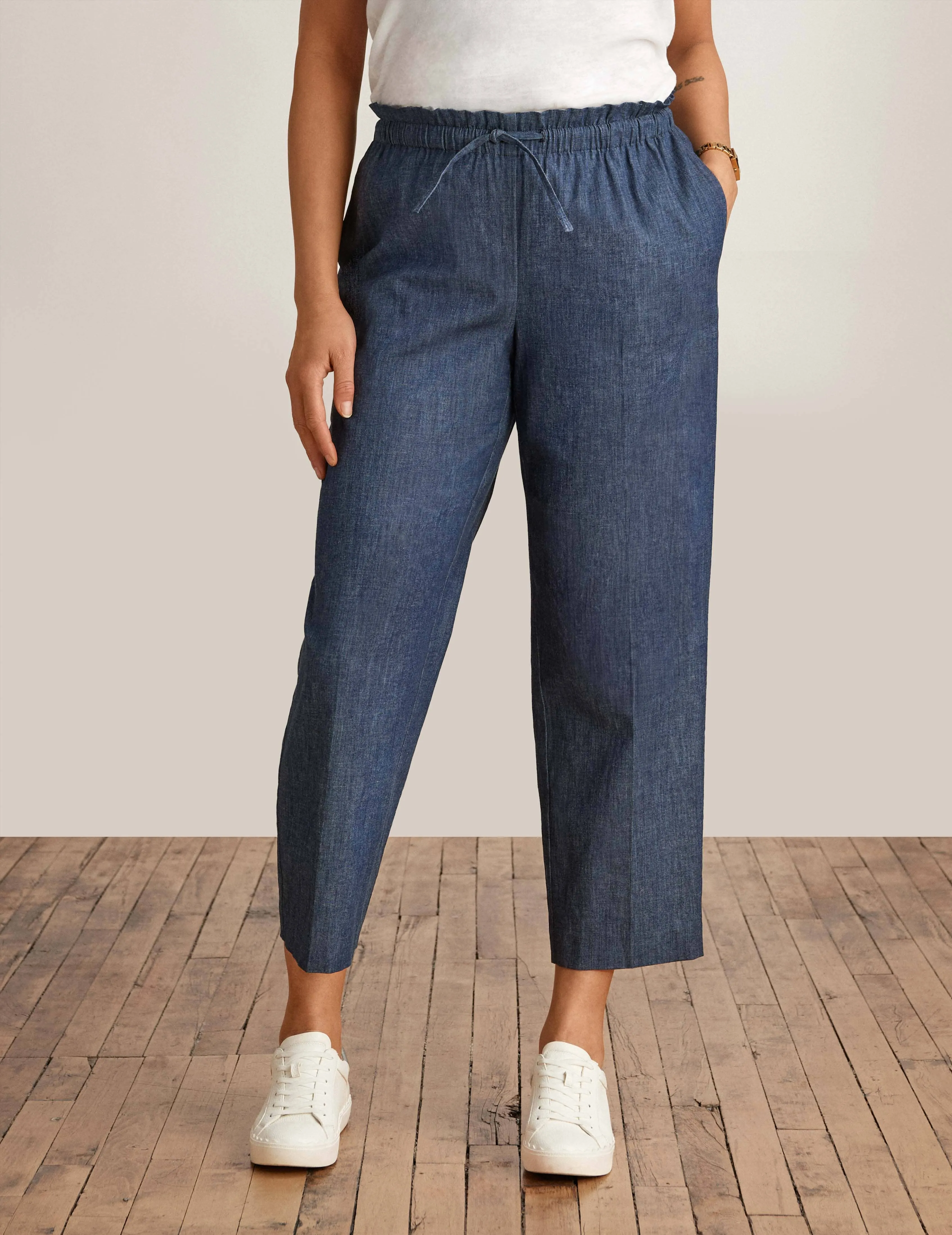 Pull On Paper Bag Pant sold by Anne Klein