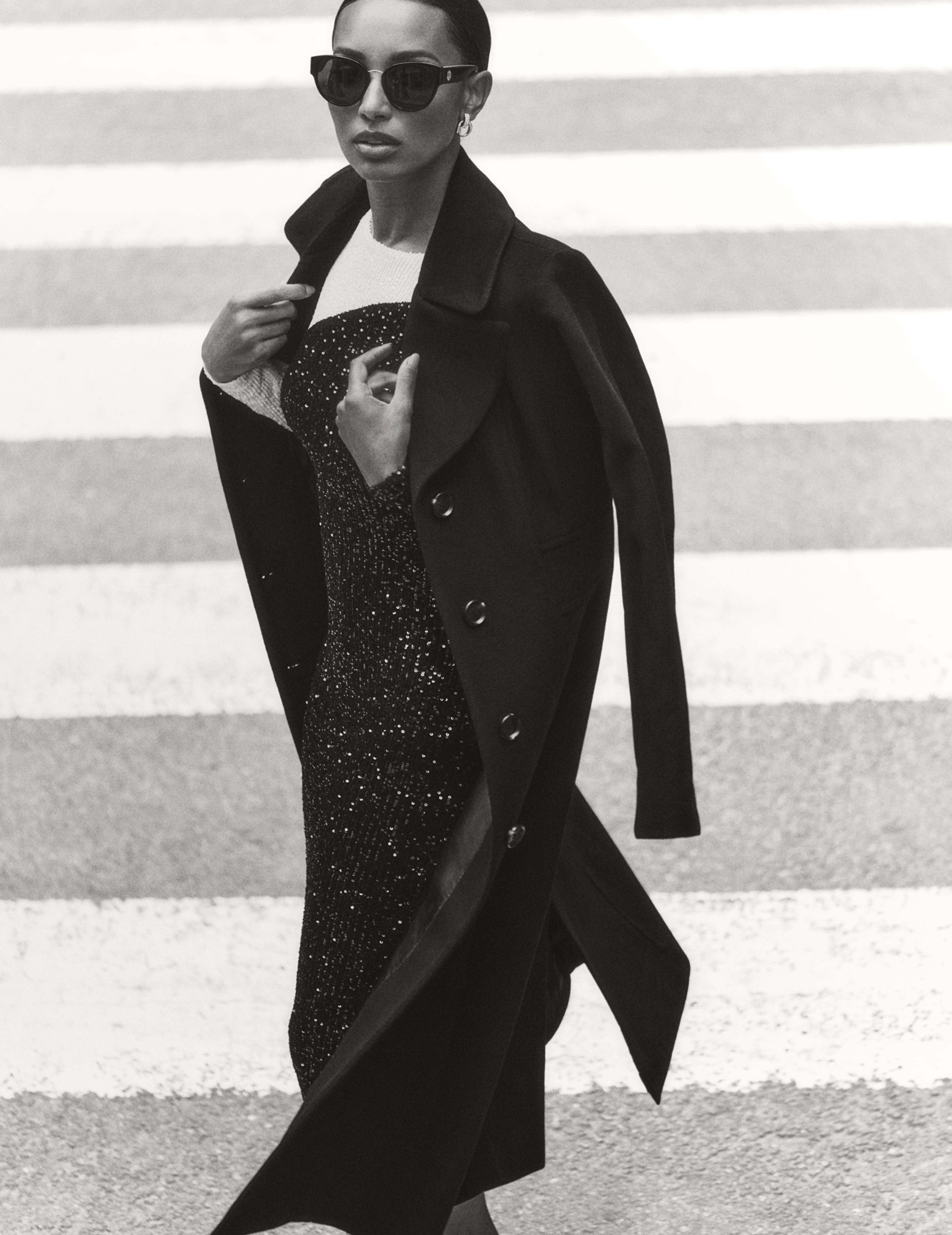 Color Blocked Sequin Midi Dress sold by Anne Klein