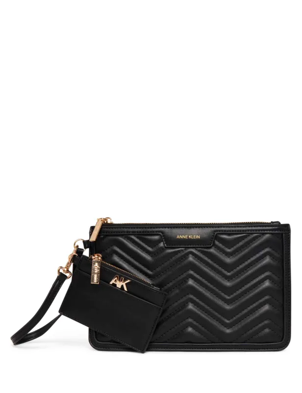 AK Quilted 2 Piece Pouch Set sold by Anne Klein