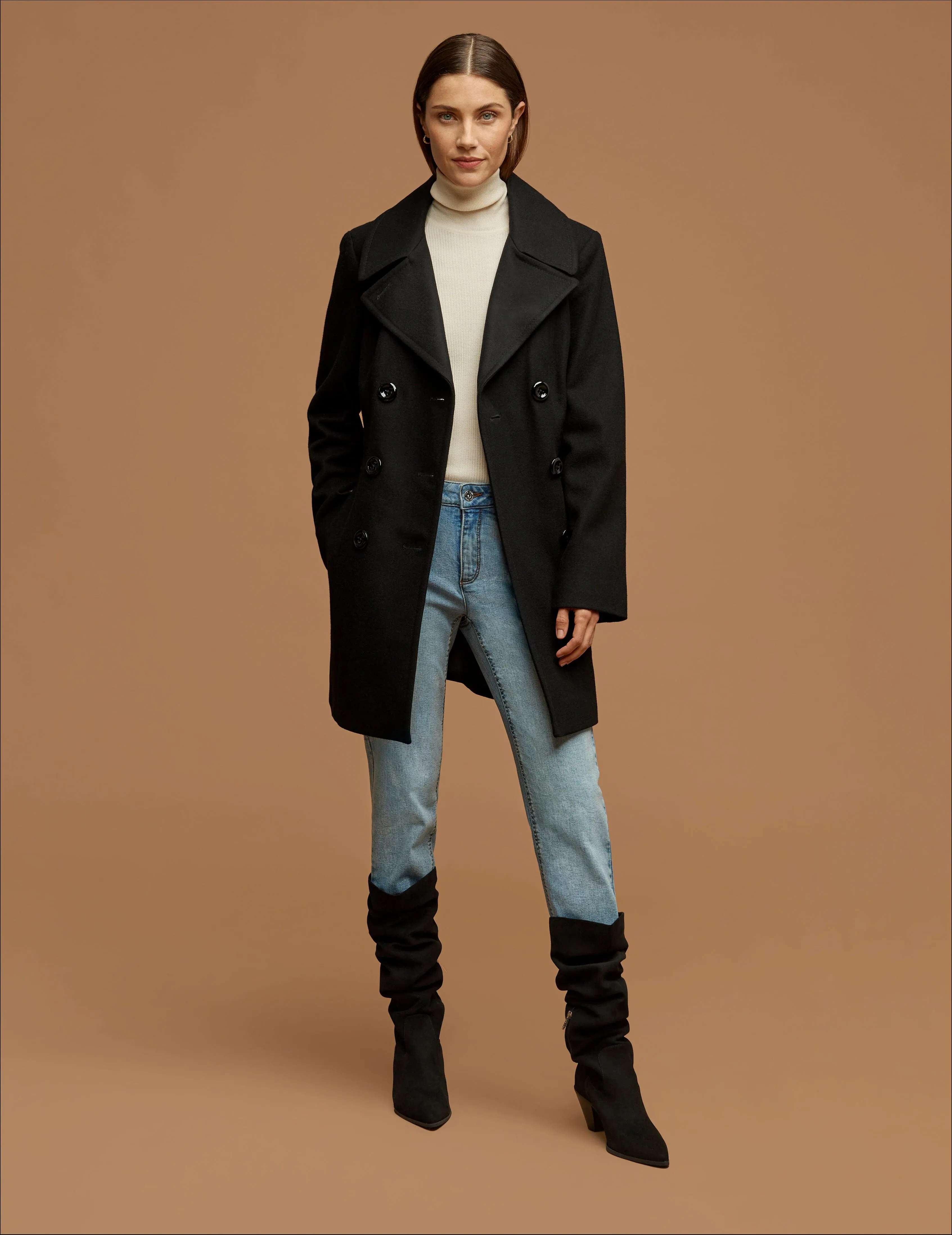 Double Breasted Wool Coat sold by Anne Klein