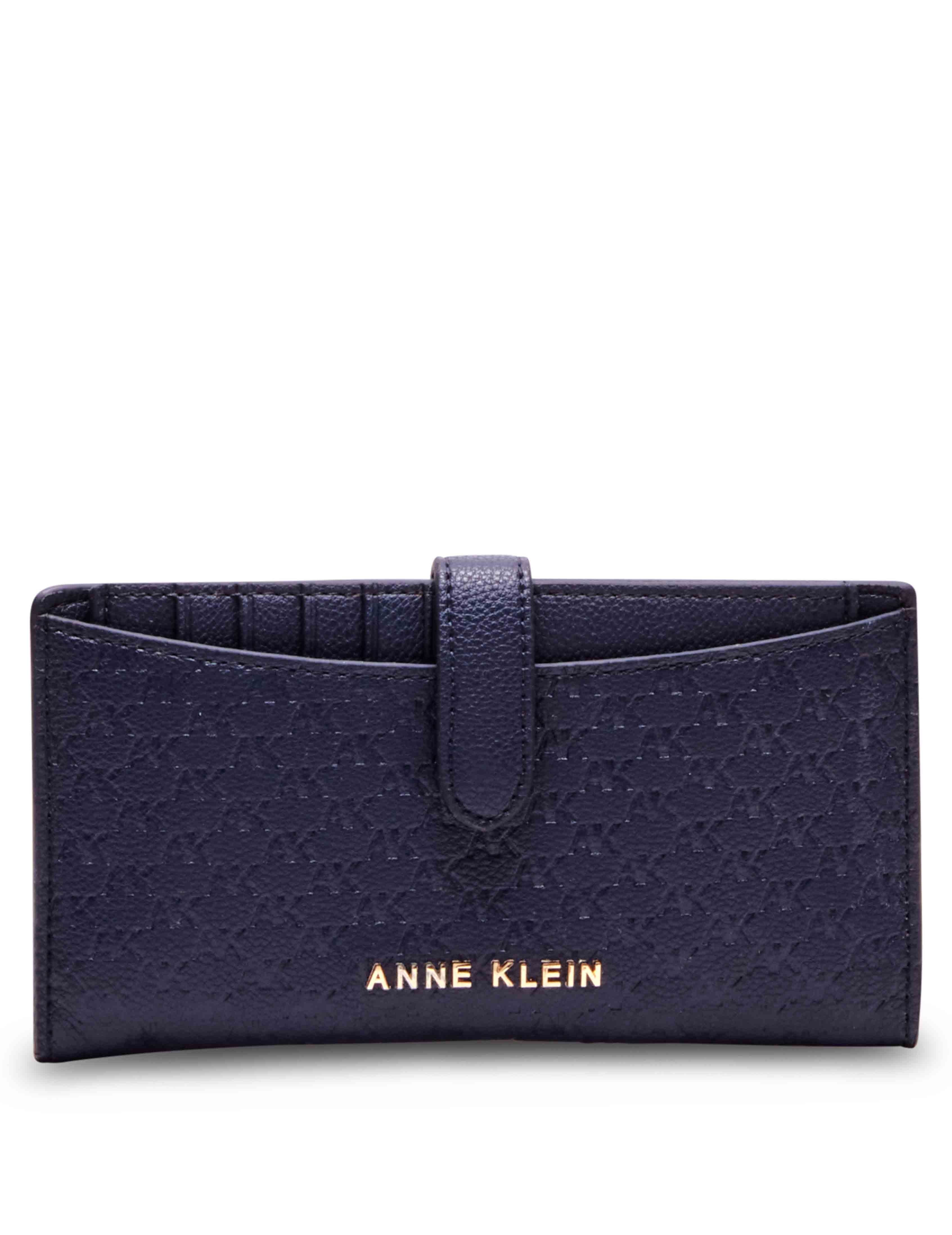 AK Debossed Logo Two Piece Snap Wallet sold by Anne Klein