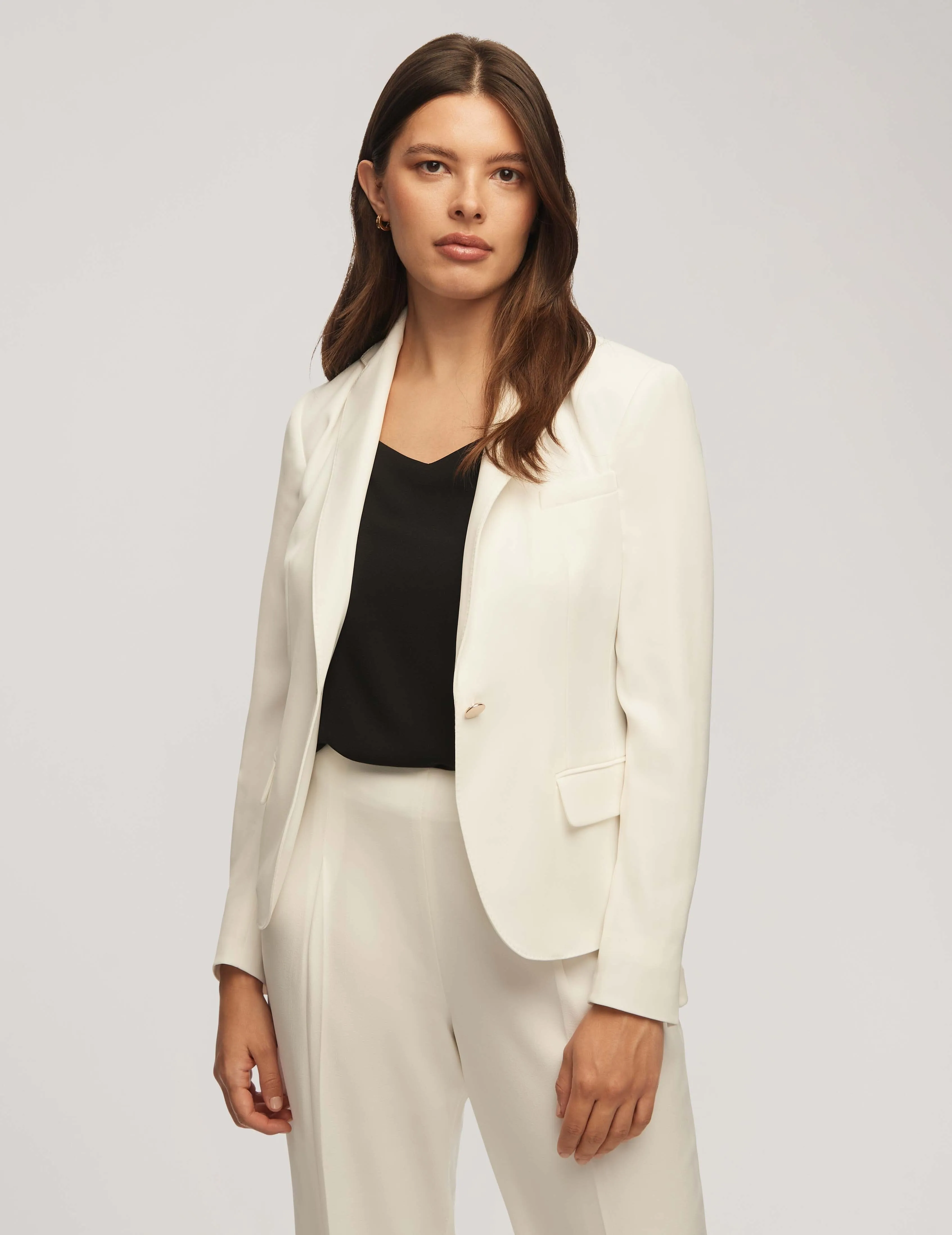 Collection One Button Notch Collar Jacket- Sale sold by Anne Klein product image thumbnail 2