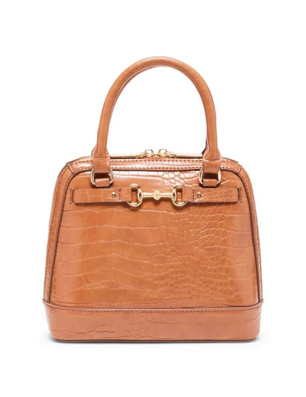 Mini Convertible Horsebit Top Handle Satchel sold by Anne Klein